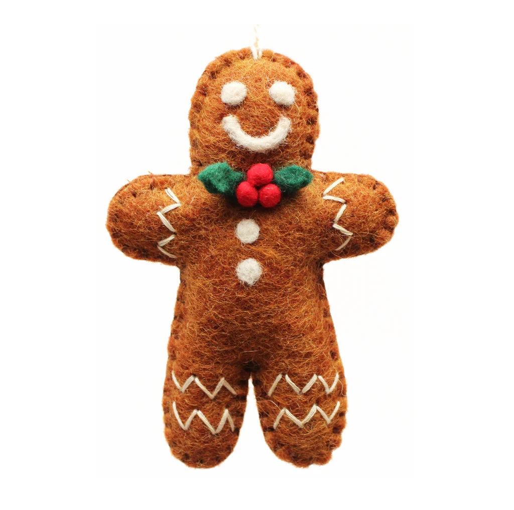 Gingerbread Person | Felt Christmas Decoration