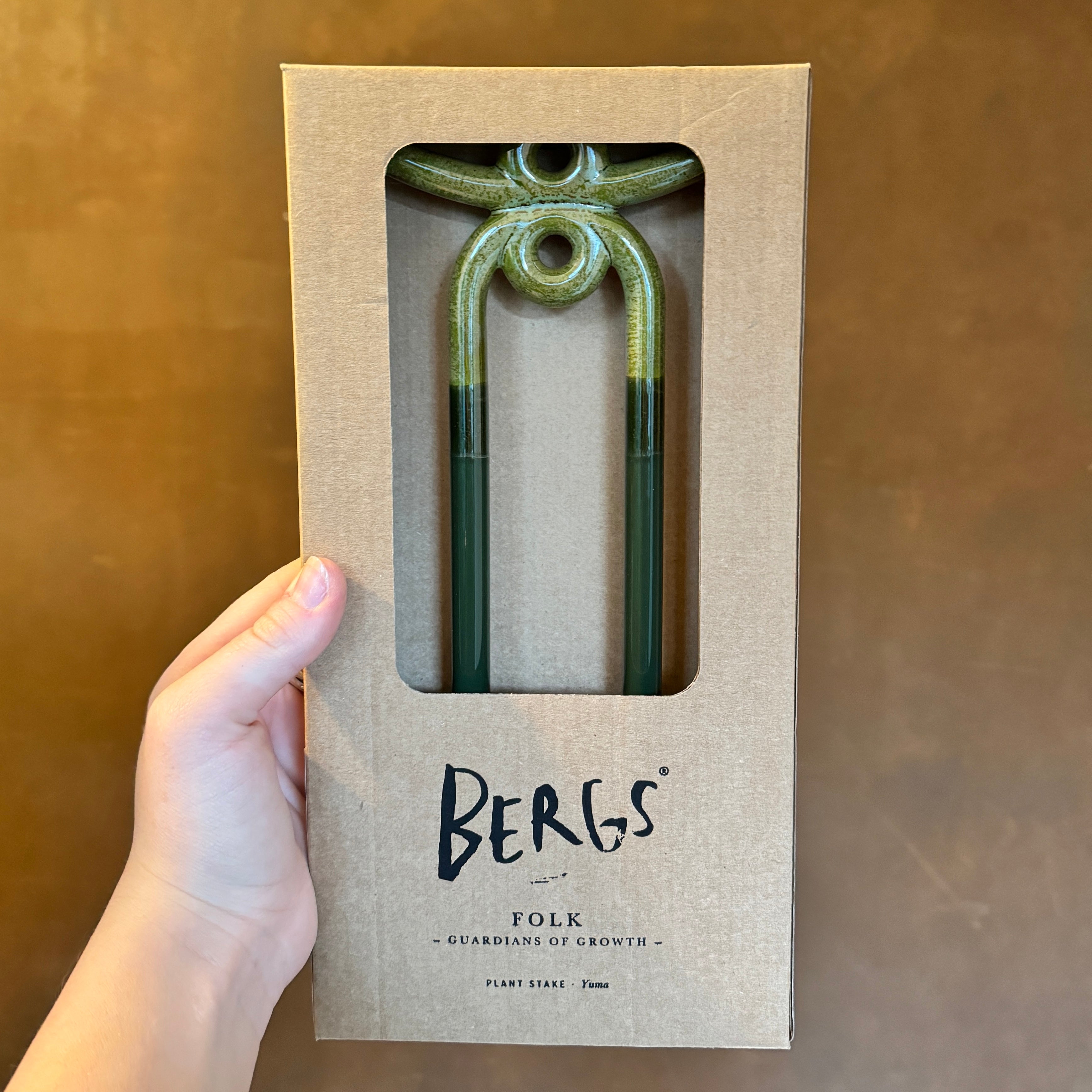 Bergs Potter Folk Plantstakes – Decorative Ceramic Plant Supports