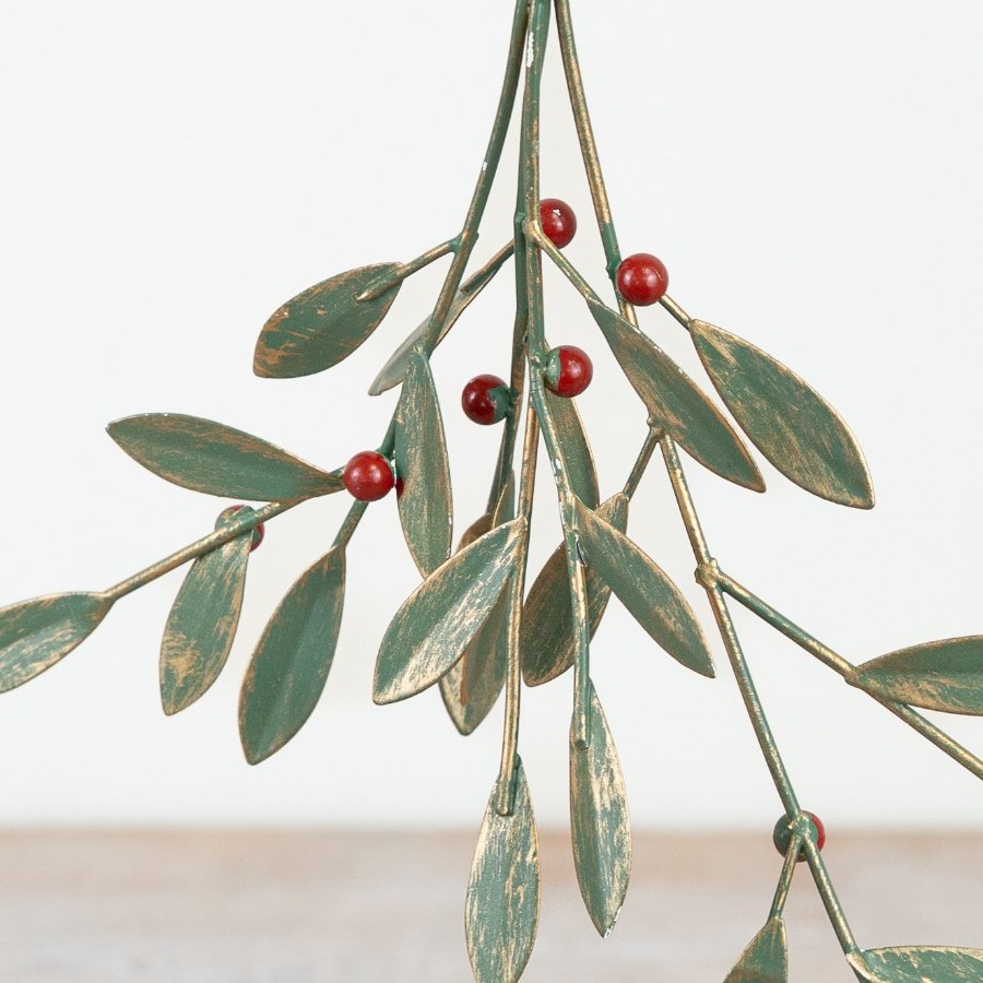 Red Berry Metal Hanging Decoration