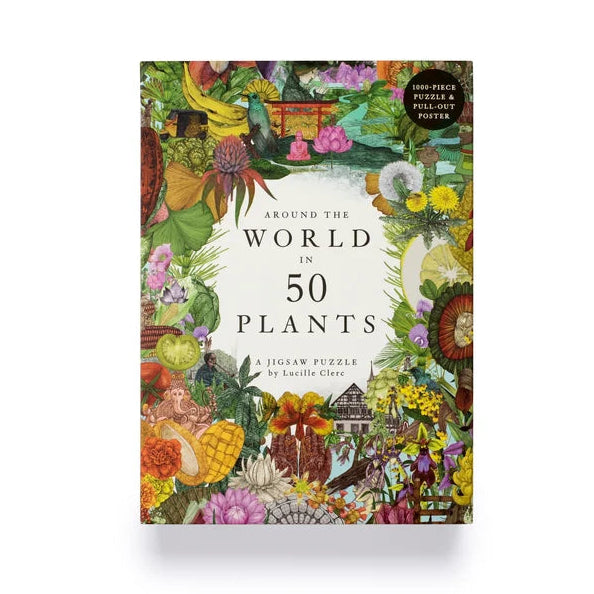 Around the World in 50 Plants | 1000 Piece Jigsaw Puzzle