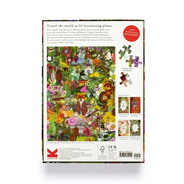 Around the World in 50 Plants | 1000 Piece Jigsaw Puzzle