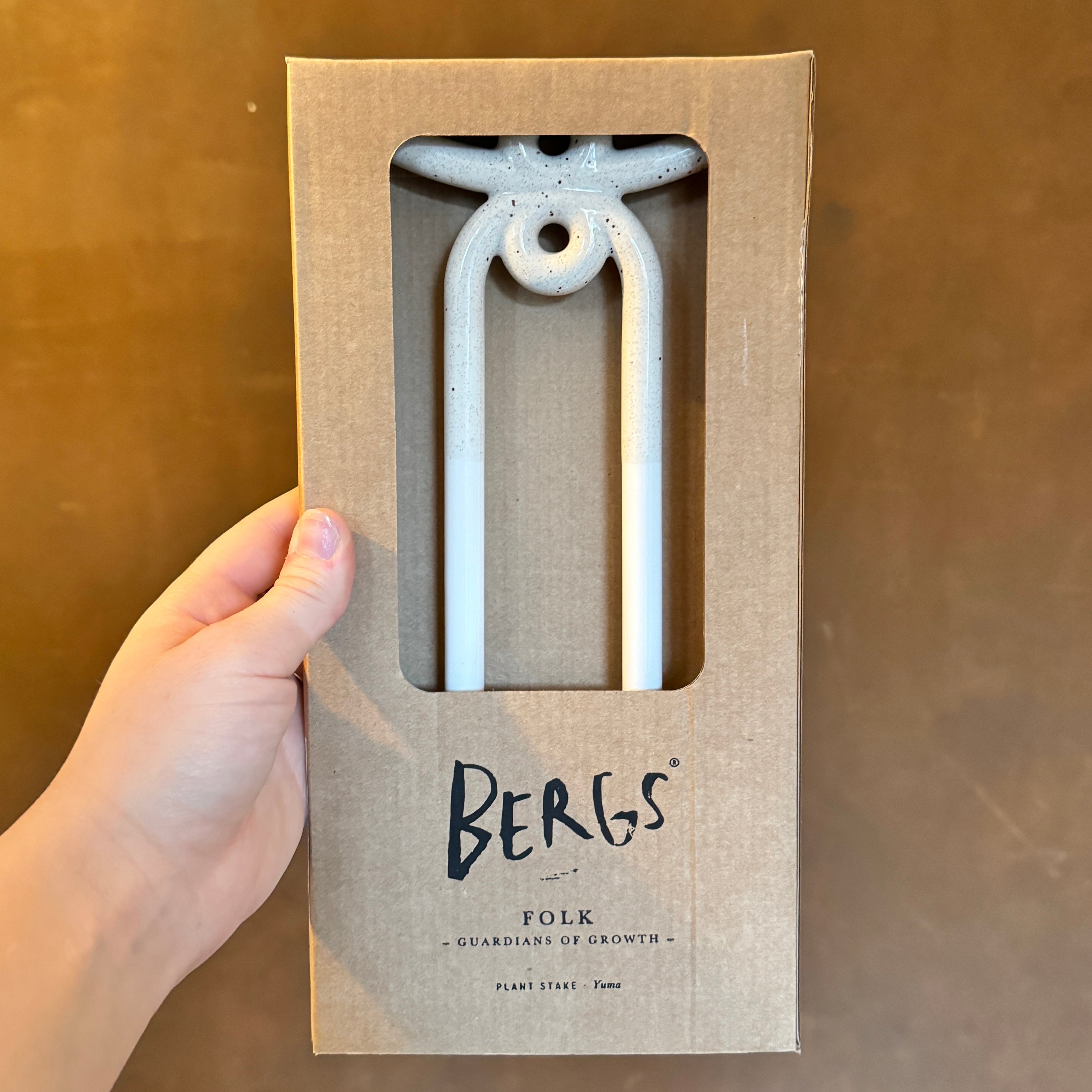 Bergs Potter Folk Plantstakes – Decorative Ceramic Plant Supports