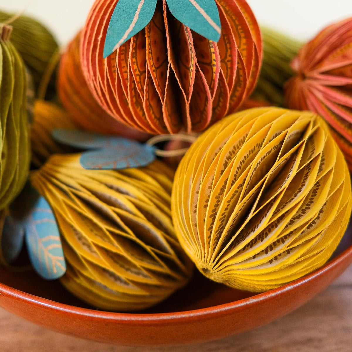 Lemon Honeycomb Christmas Decoration | East End Press