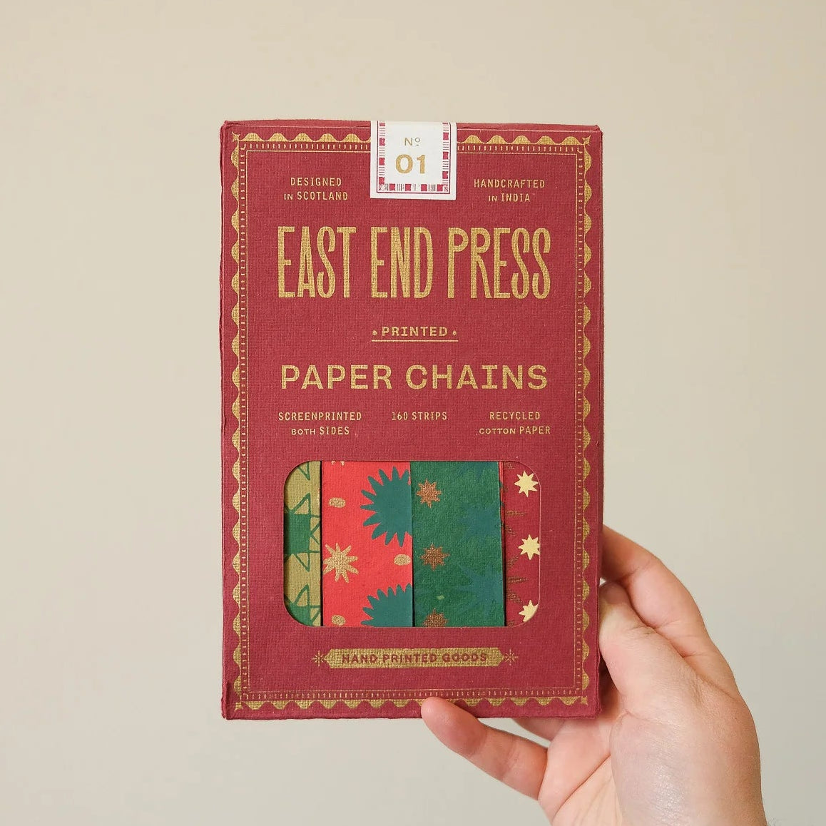 Festive Paper Chain Kit | East End Press