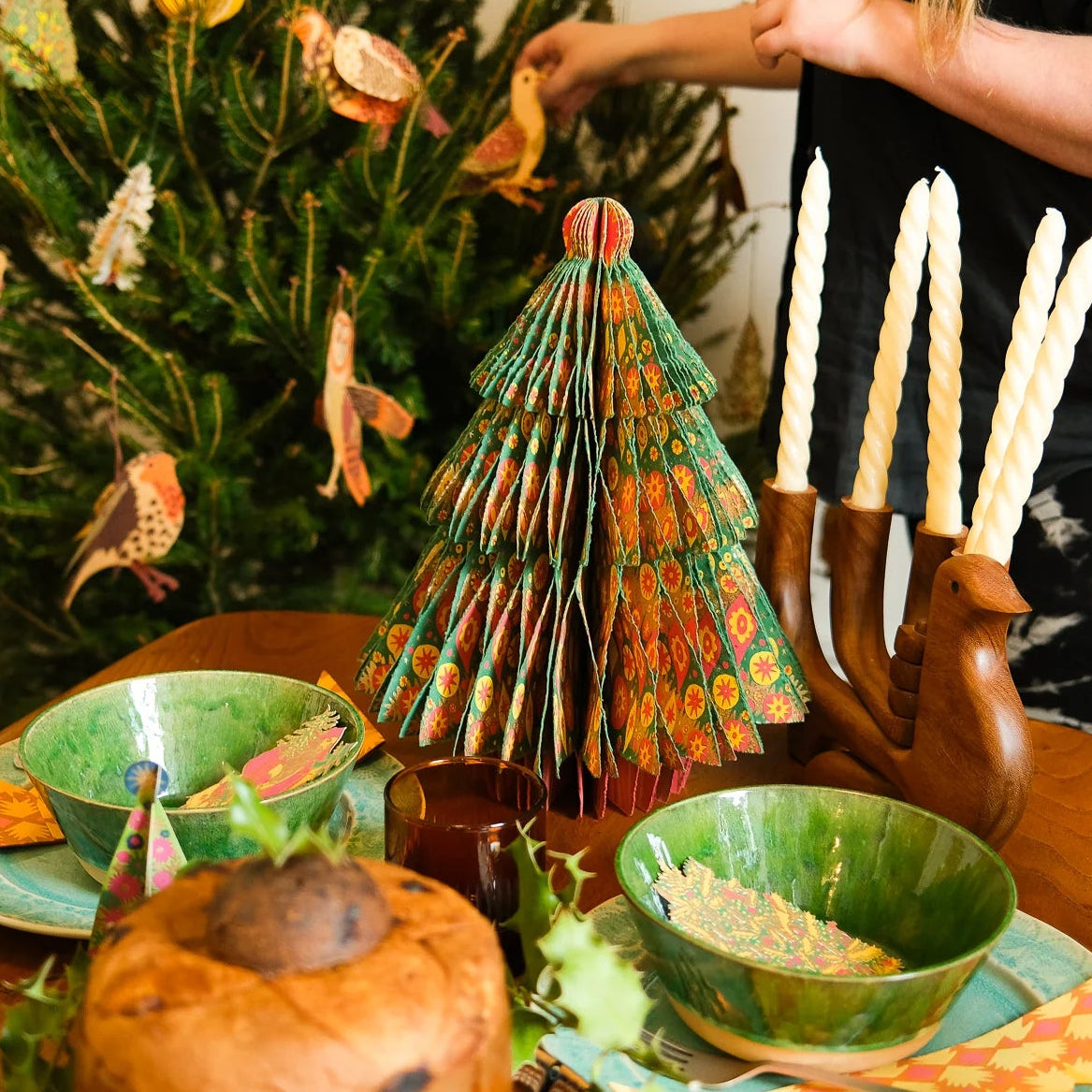 Christmas Tree Honeycomb Decoration | East End Press