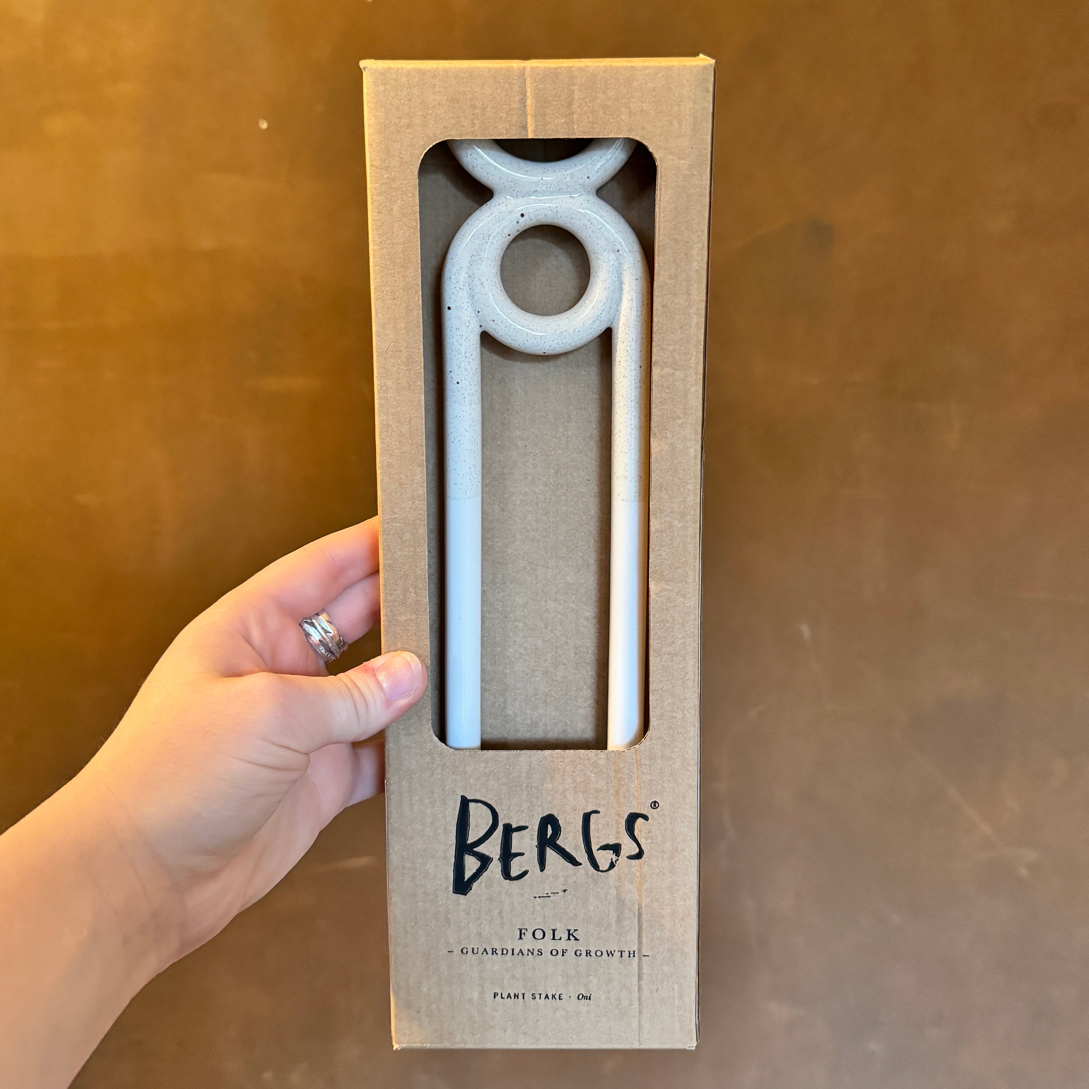 Bergs Potter Folk Plantstakes – Decorative Ceramic Plant Supports