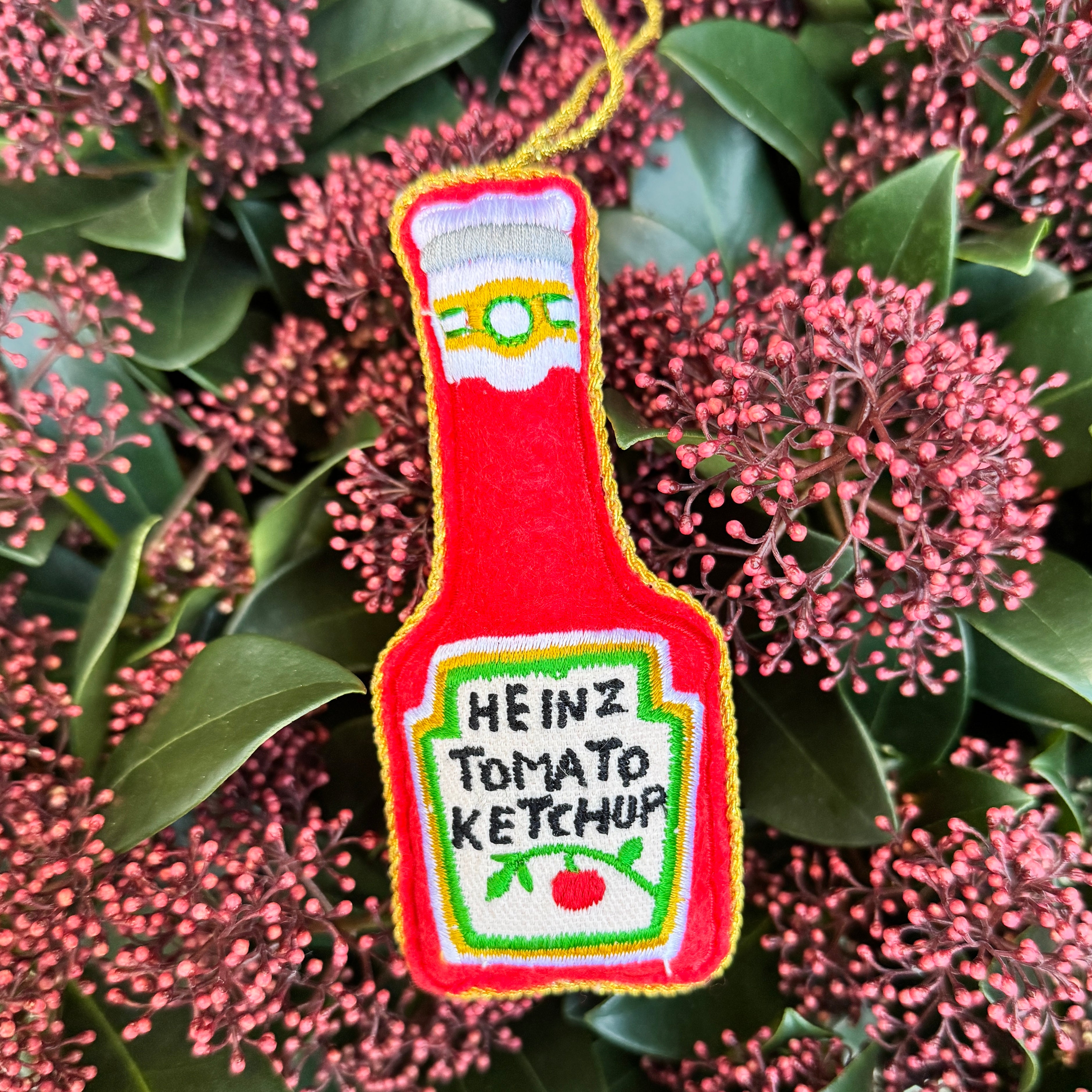 Heinz Tomato Ketchup | Embroidered Decoration