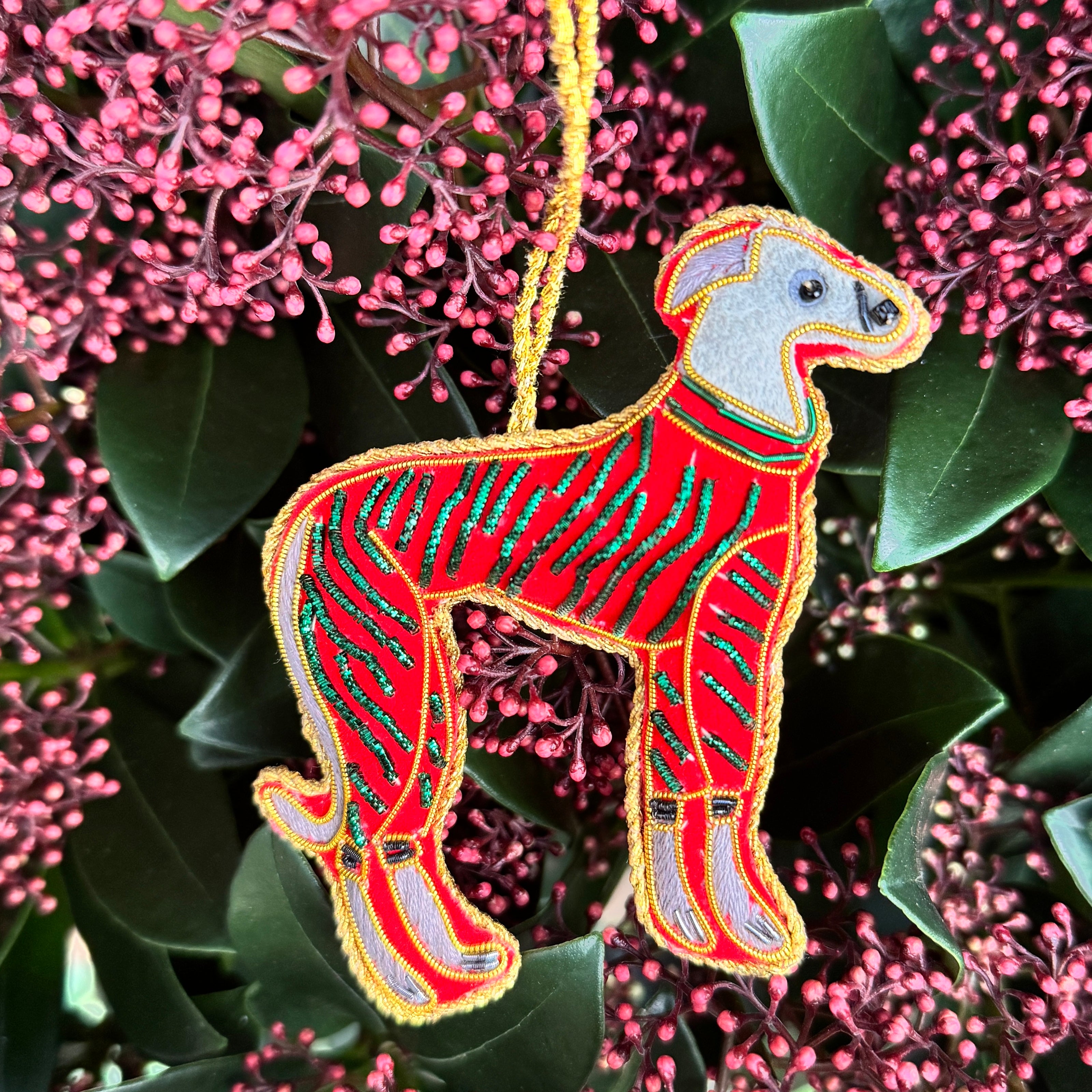 Dog in Jumper | Embroidered Decoration