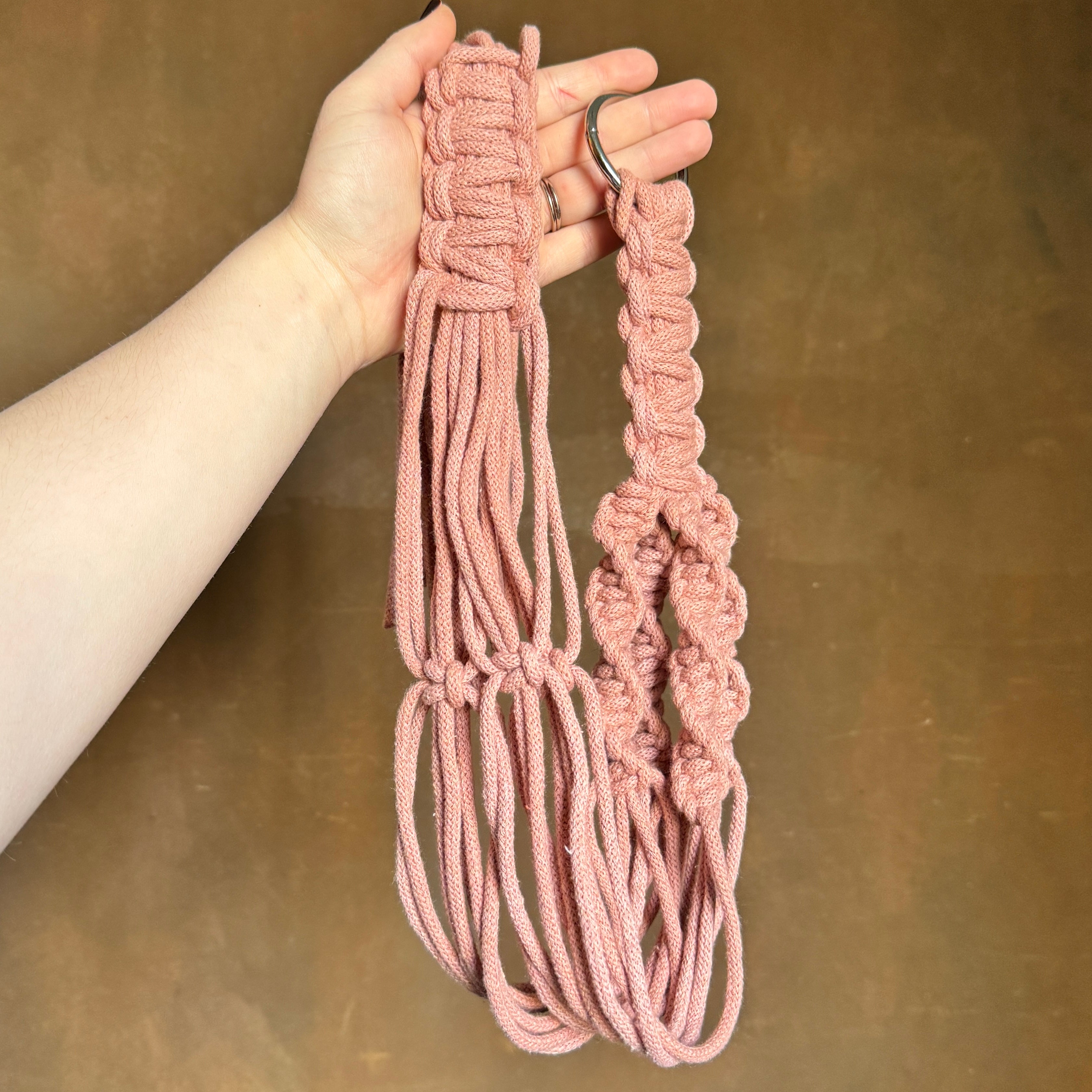 Macrame Plant Hanger – Handmade in UK