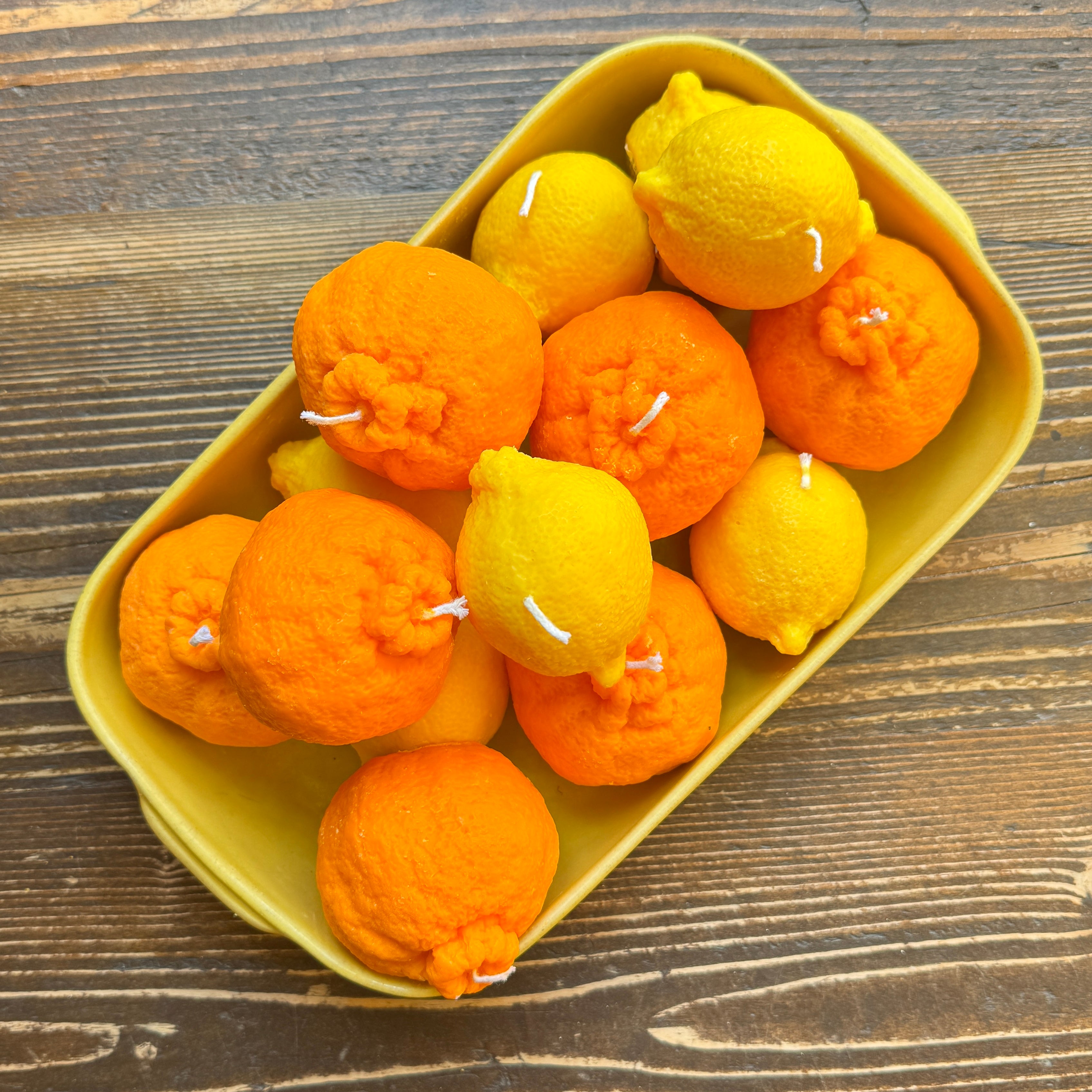 Scented Lemon Soy Wax Candle