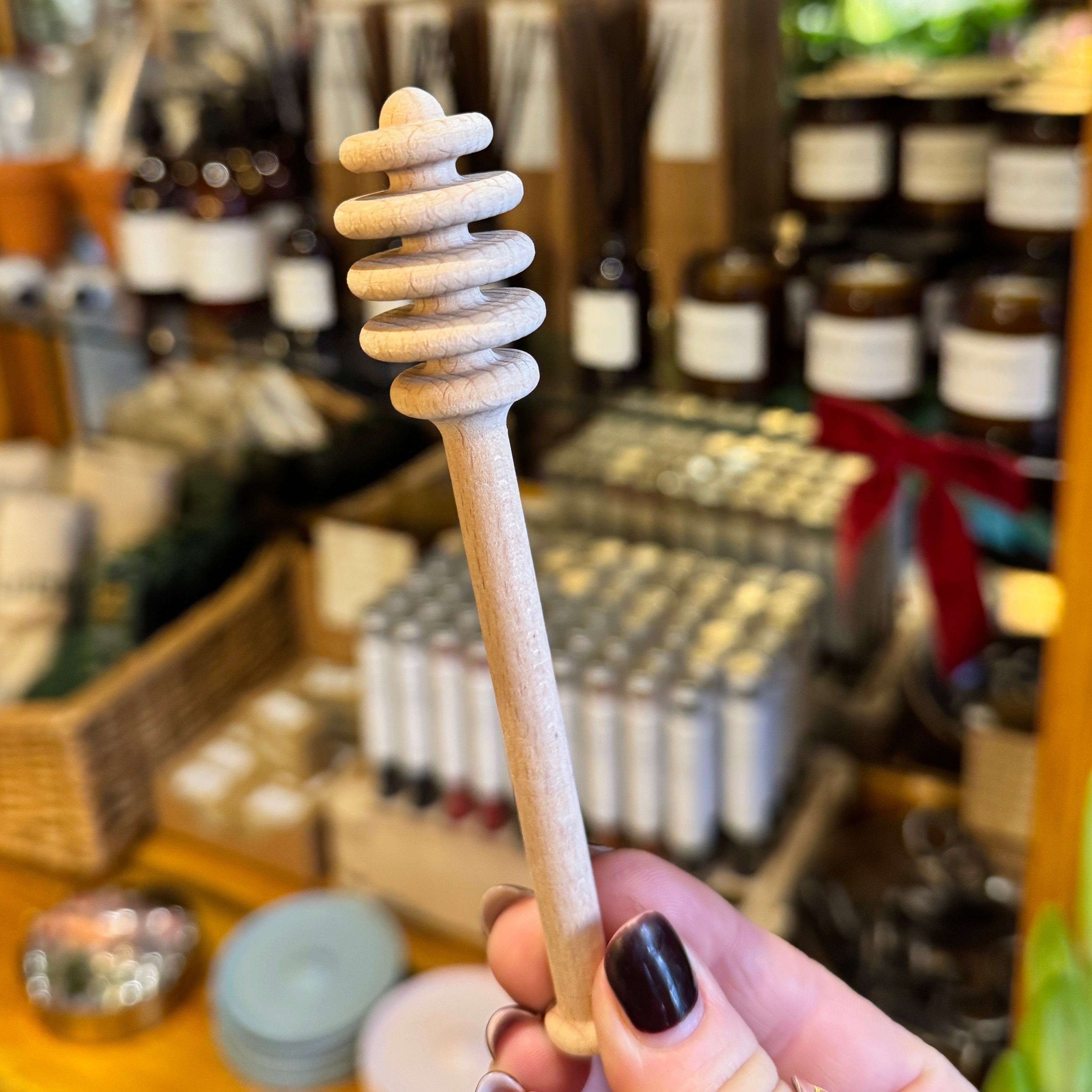 Wooden Honey Dipper