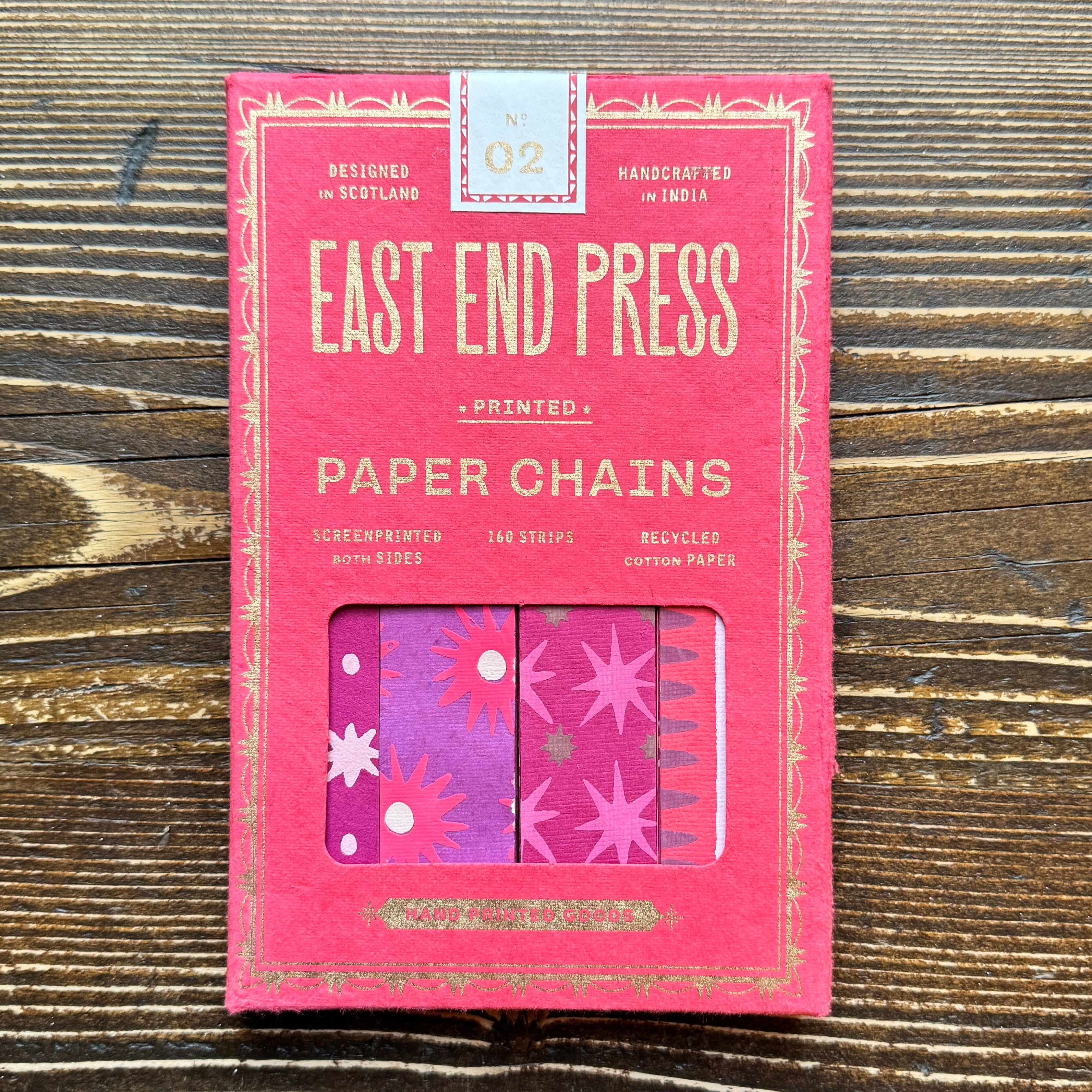 Pink and Red Paper Chain Kit – East End Press