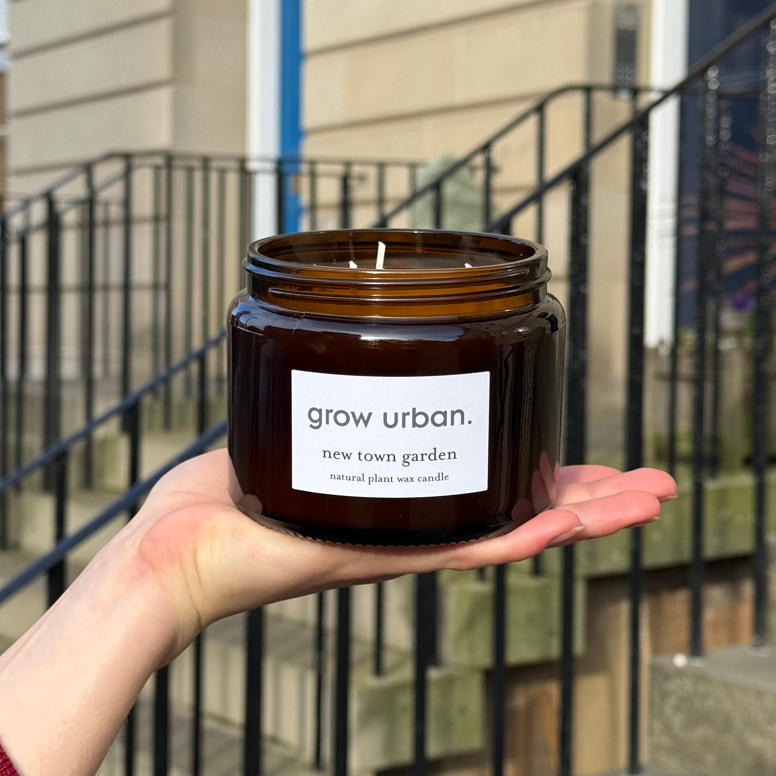 grow urban. New Town Garden Candle