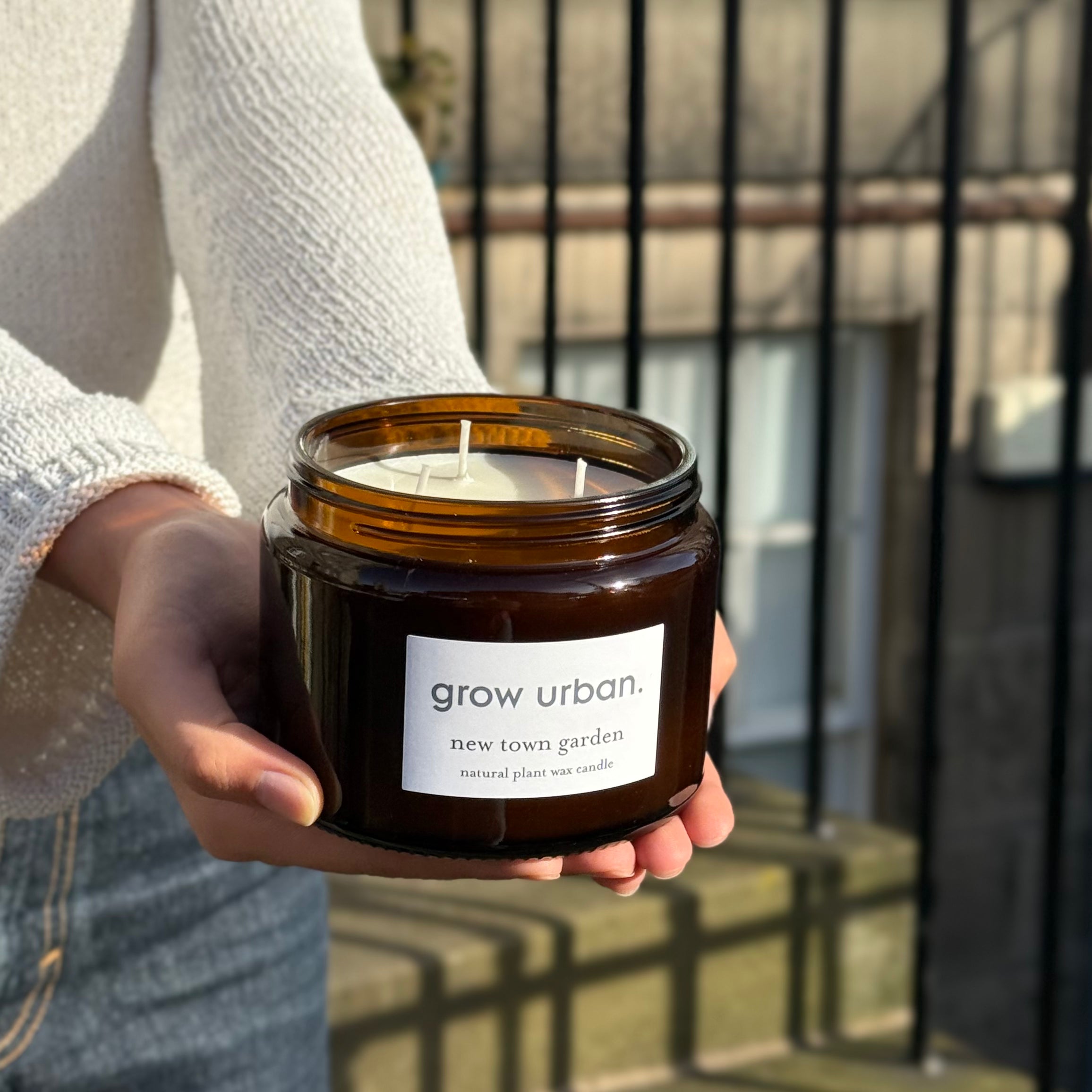 grow urban. New Town Garden Candle