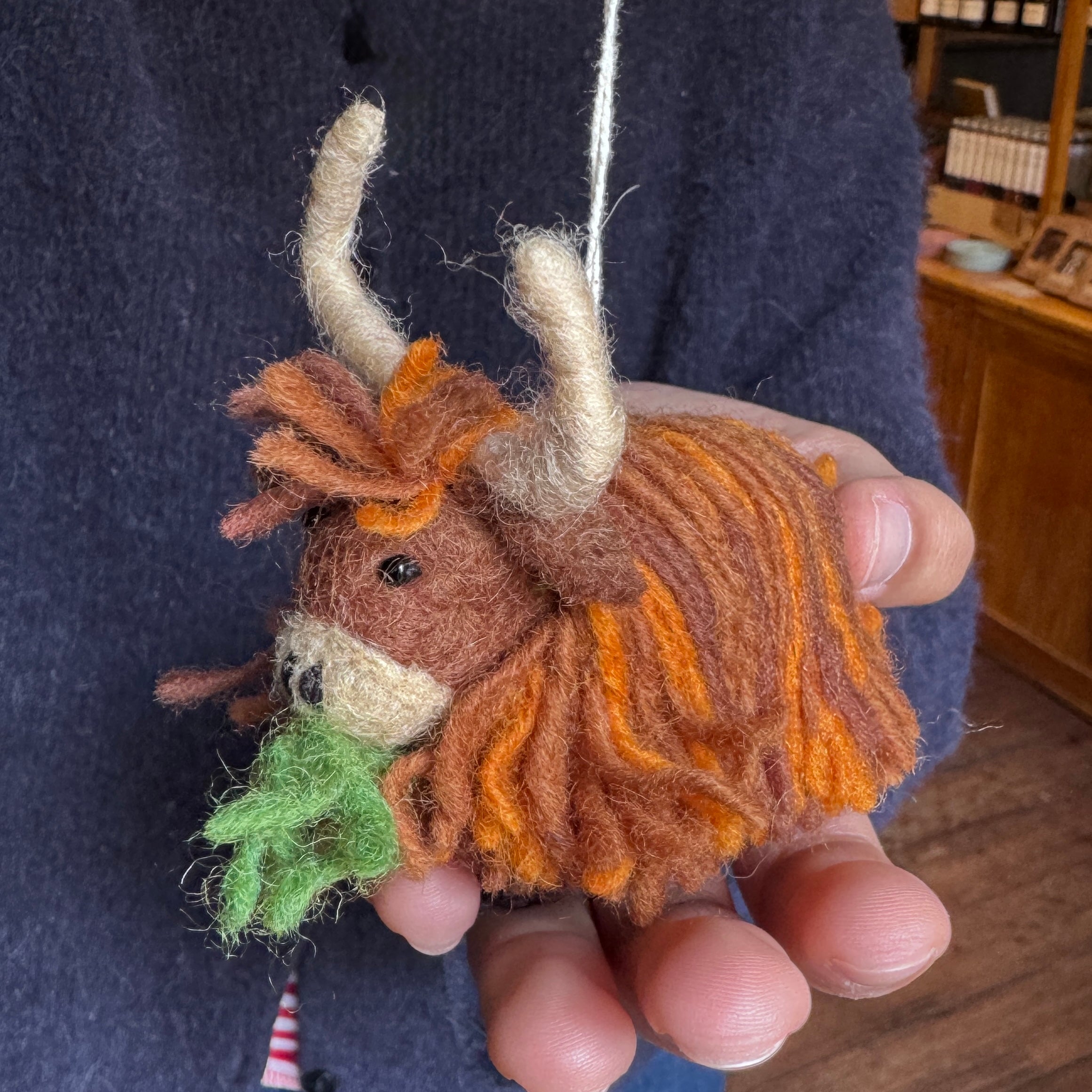 Mini Highland Cow | Felt Decoration
