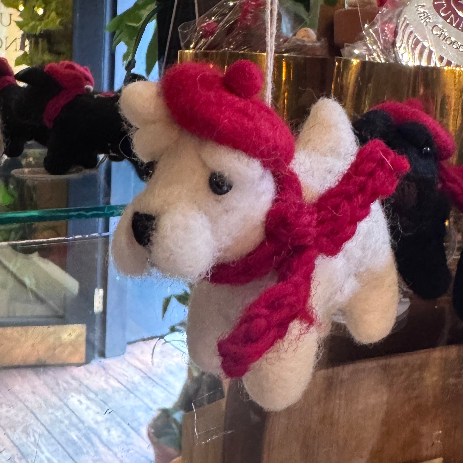 White Westie Dog | Felt Decoration