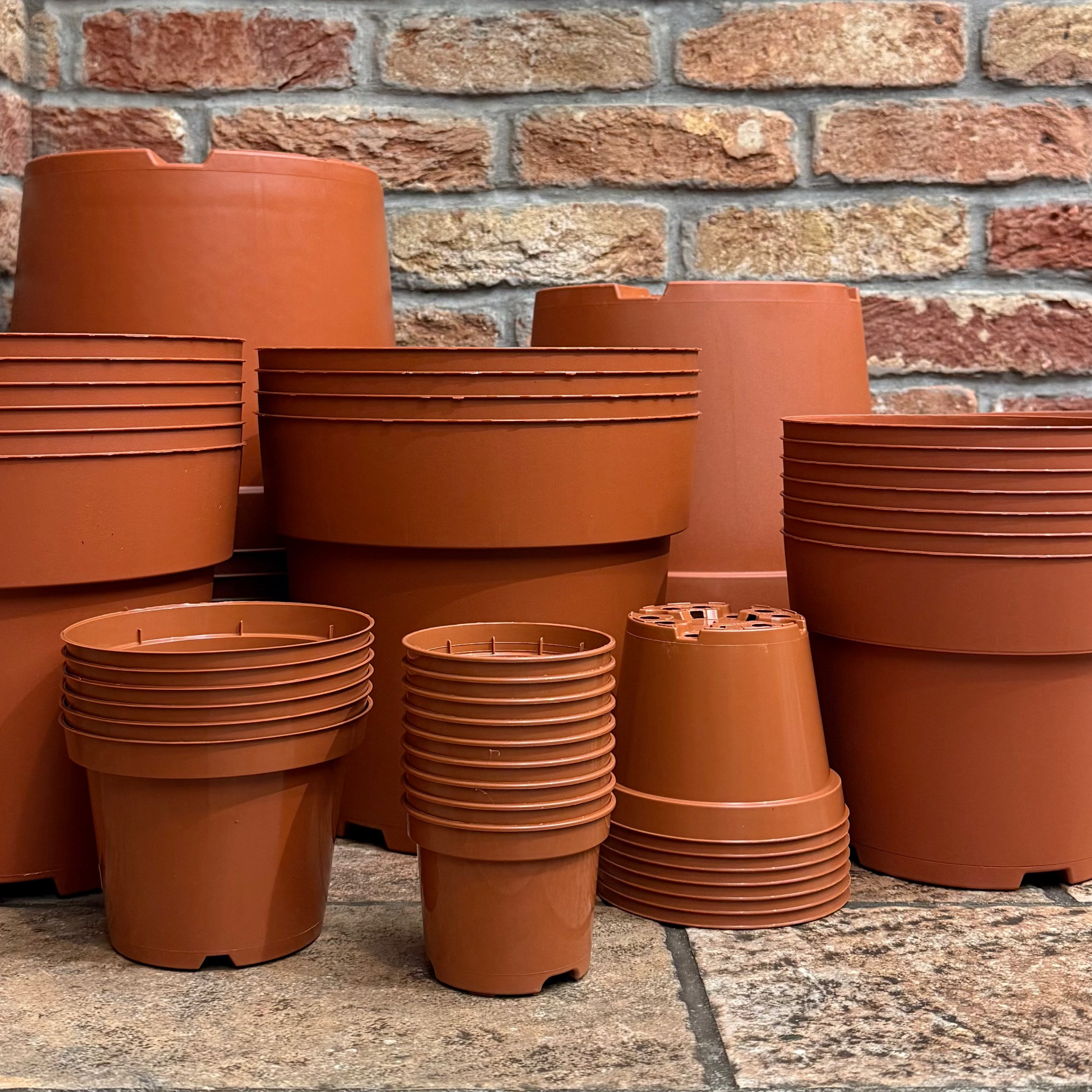 Recycled Plastic Growing Pots