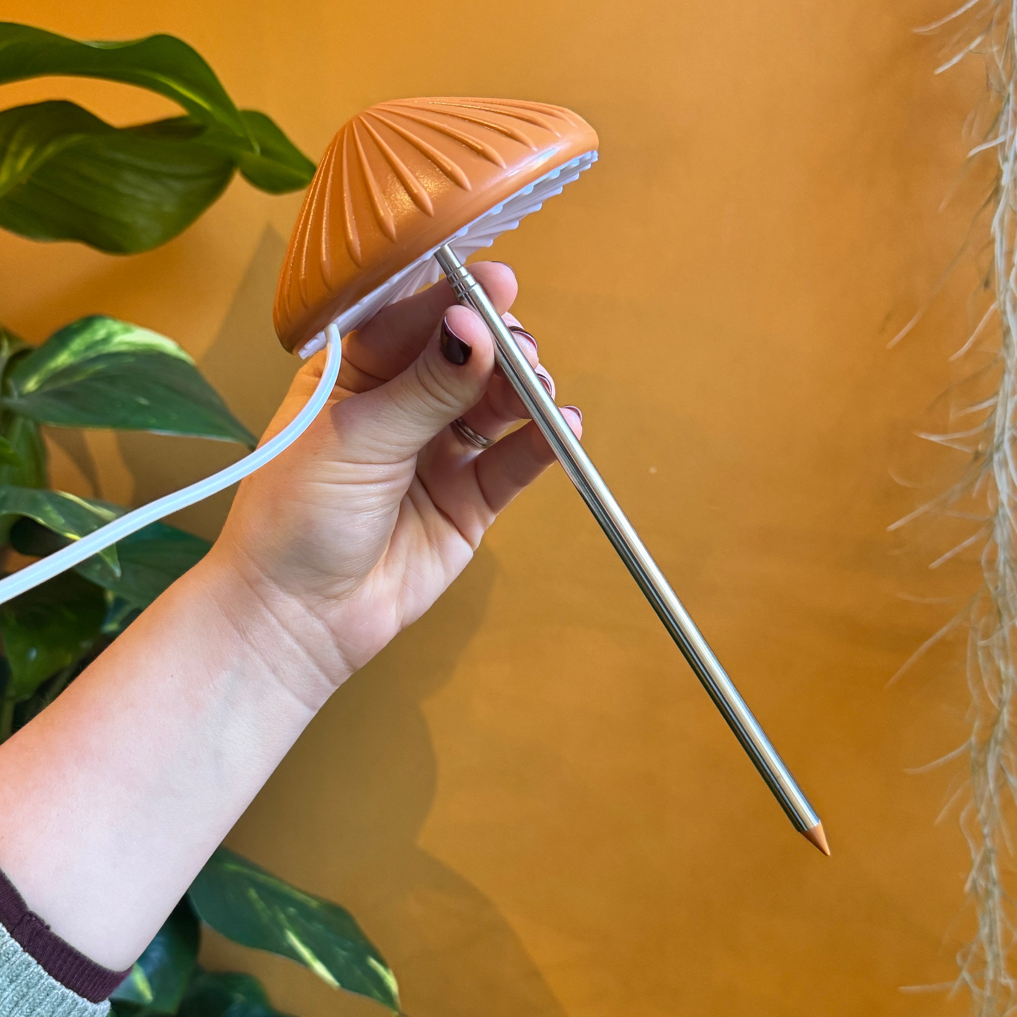 Mushroom Grow Light with Adjustable Stake