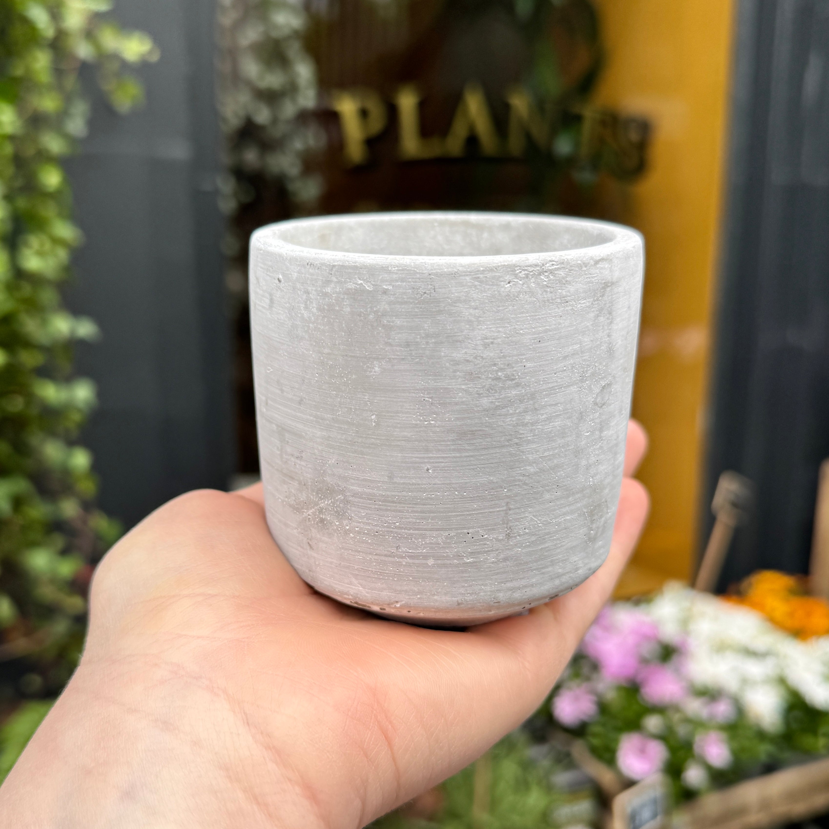 Cement Pot - Light | 8cm