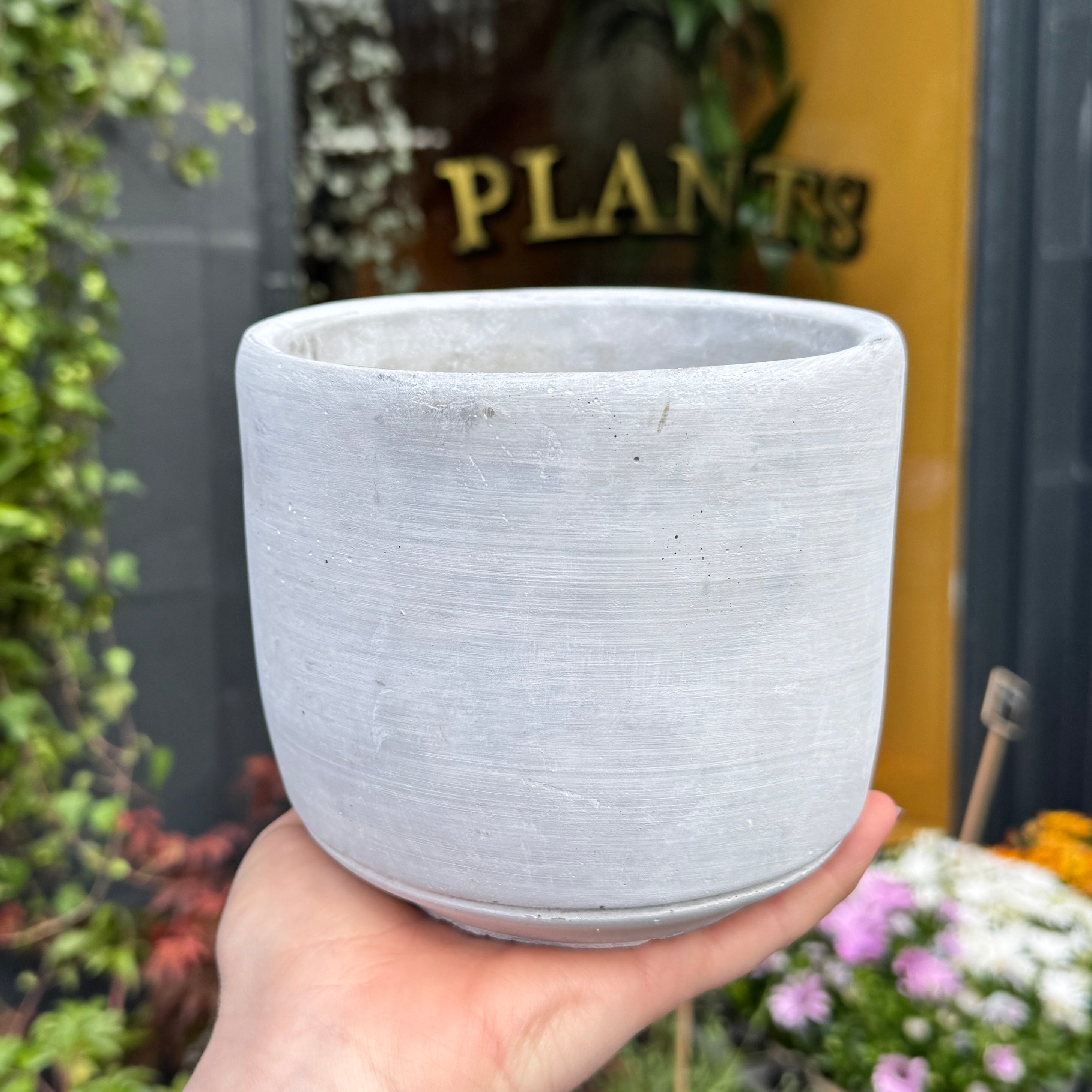 Cement Pot - Light | 14cm