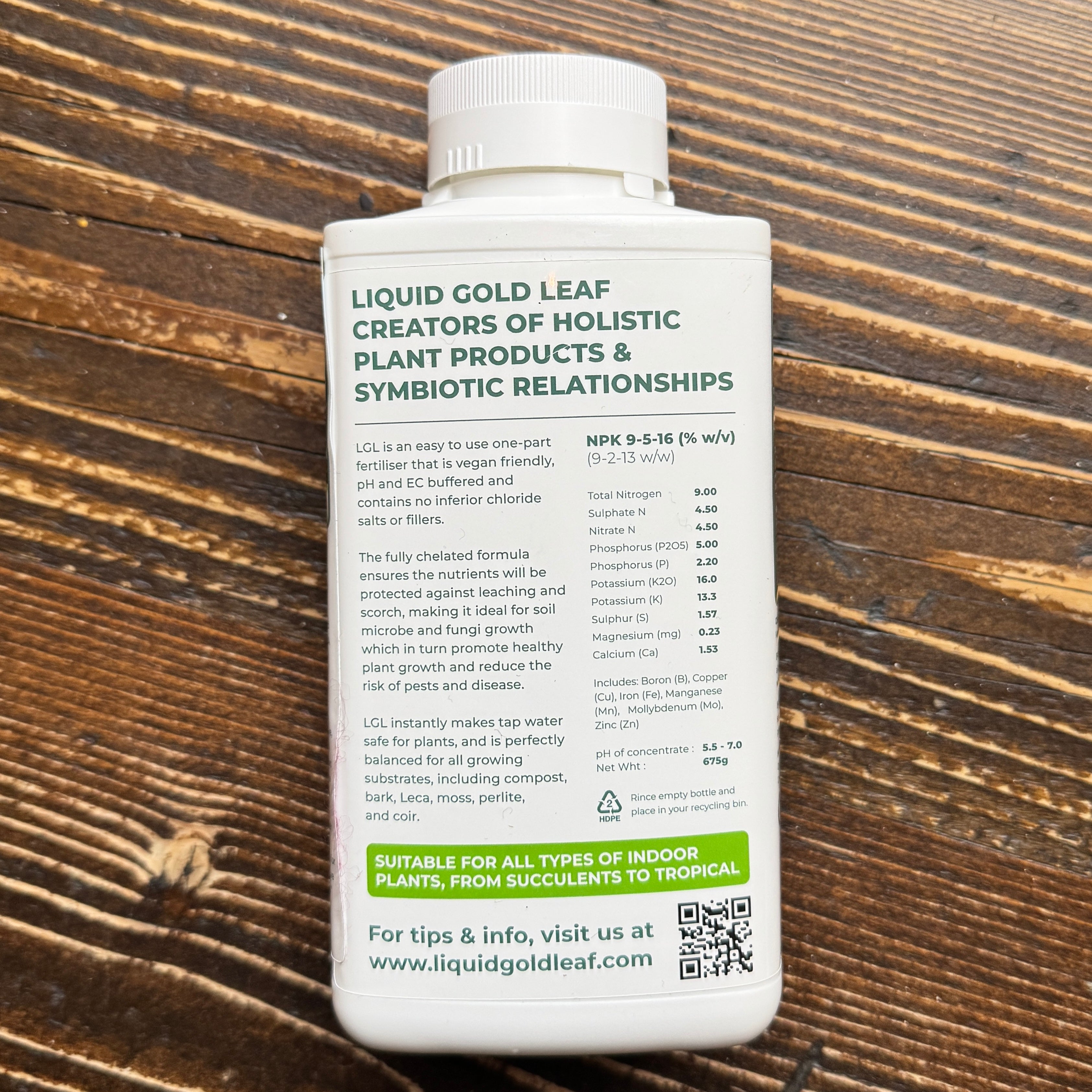Liquid Gold Leaf Plant Feed 500ml