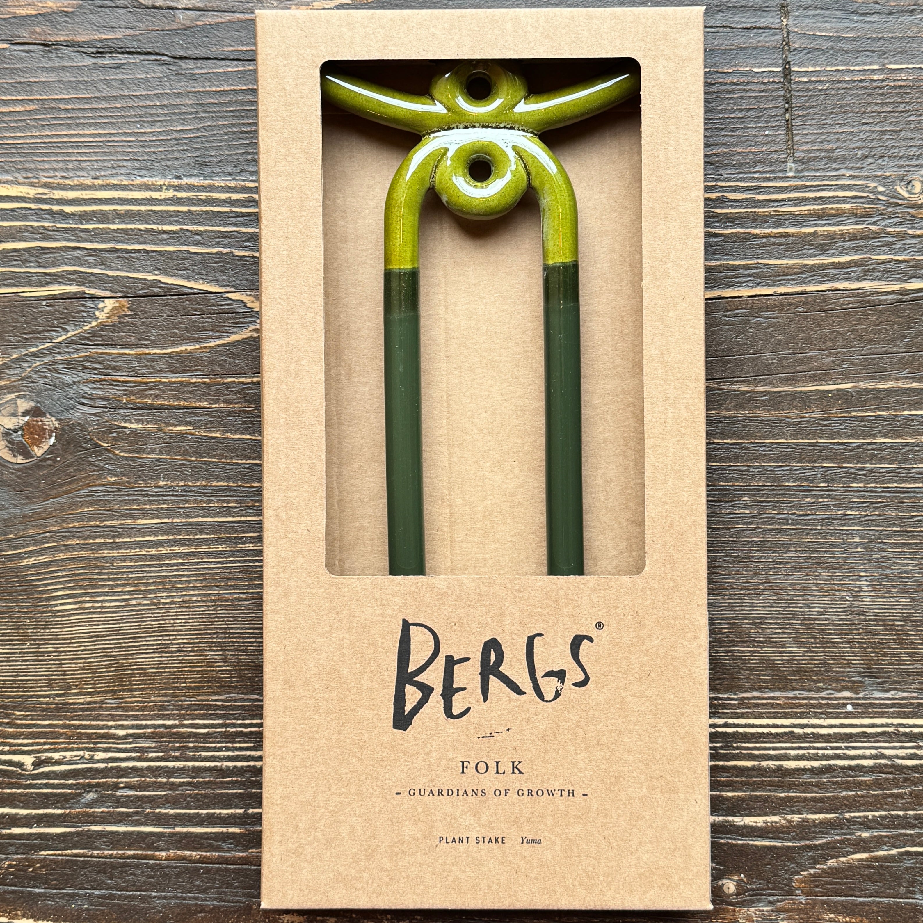 Bergs Potter Folk Plantstakes – Decorative Ceramic Plant Supports
