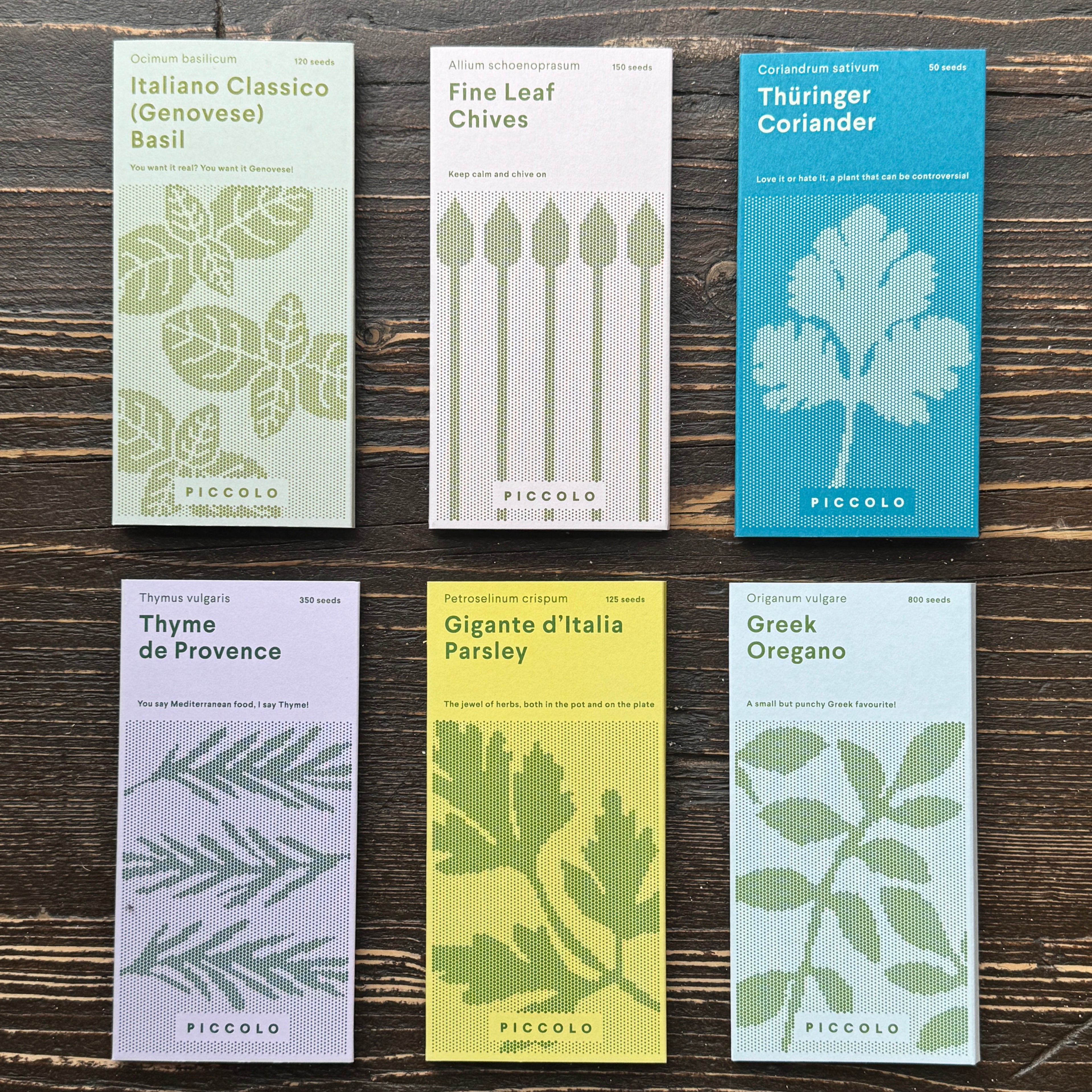 Piccolo Herb Seed Packs