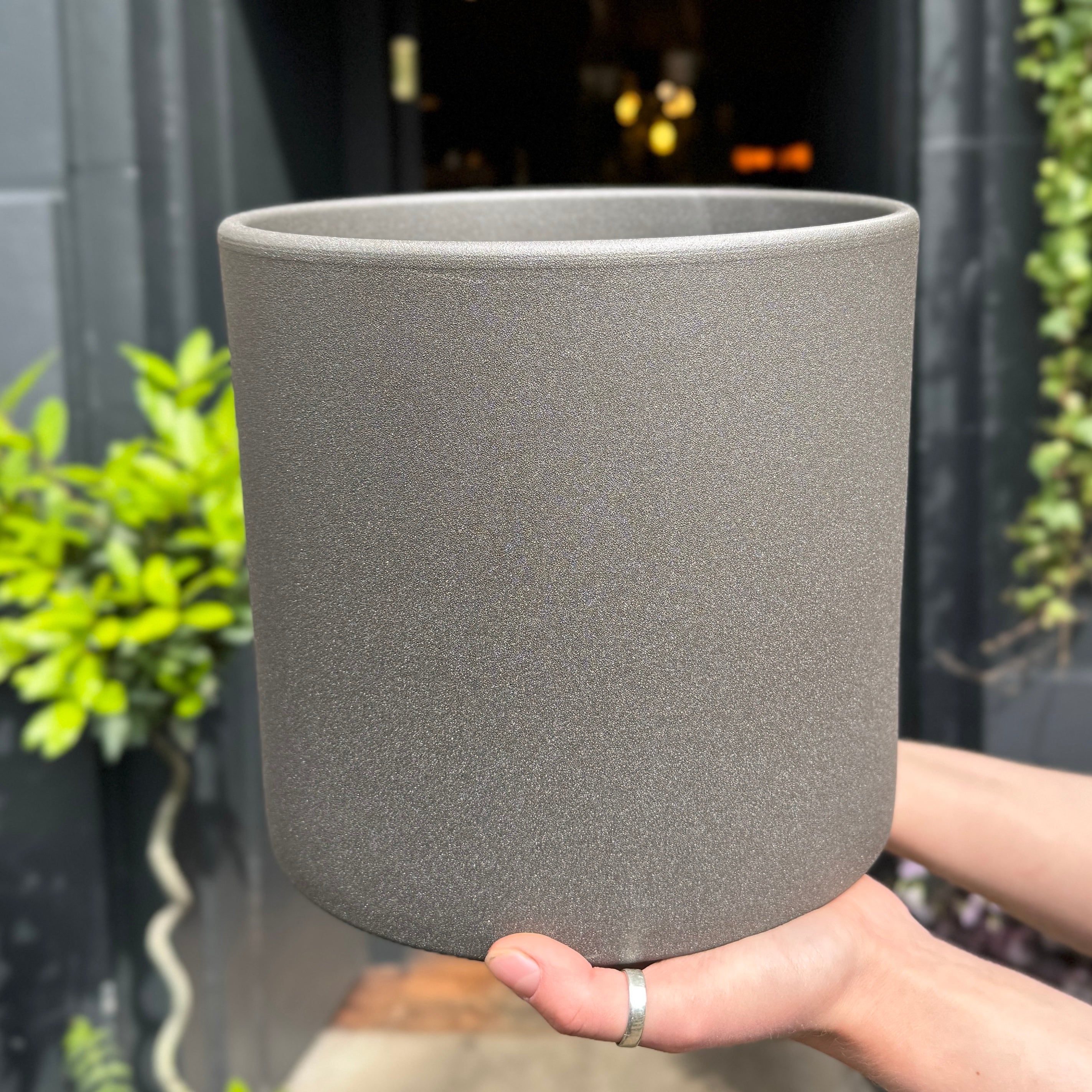 Matt Pot - Dark Grey | 23cm