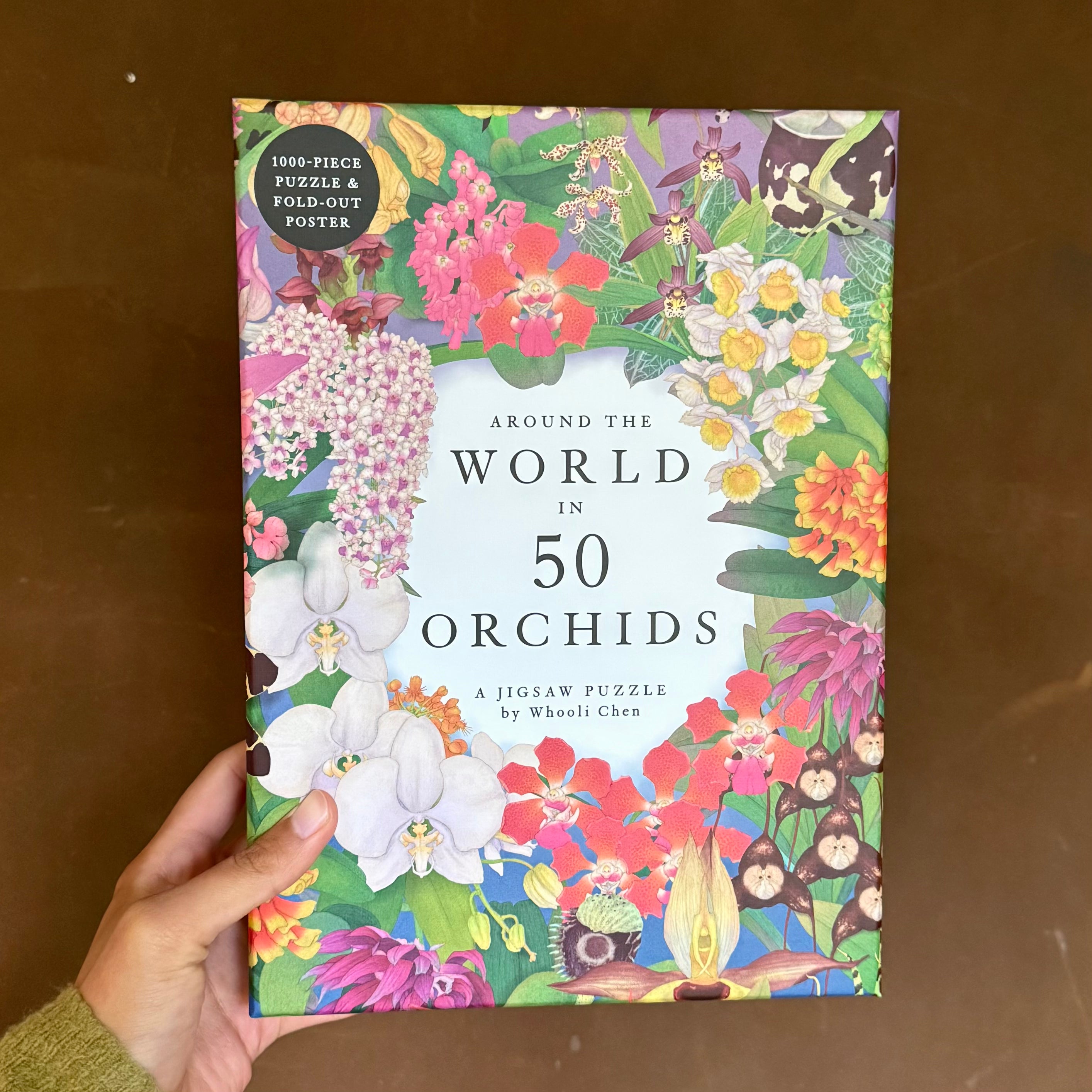 Around the World in 50 Orchids | 1000 Piece Jigsaw Puzzle
