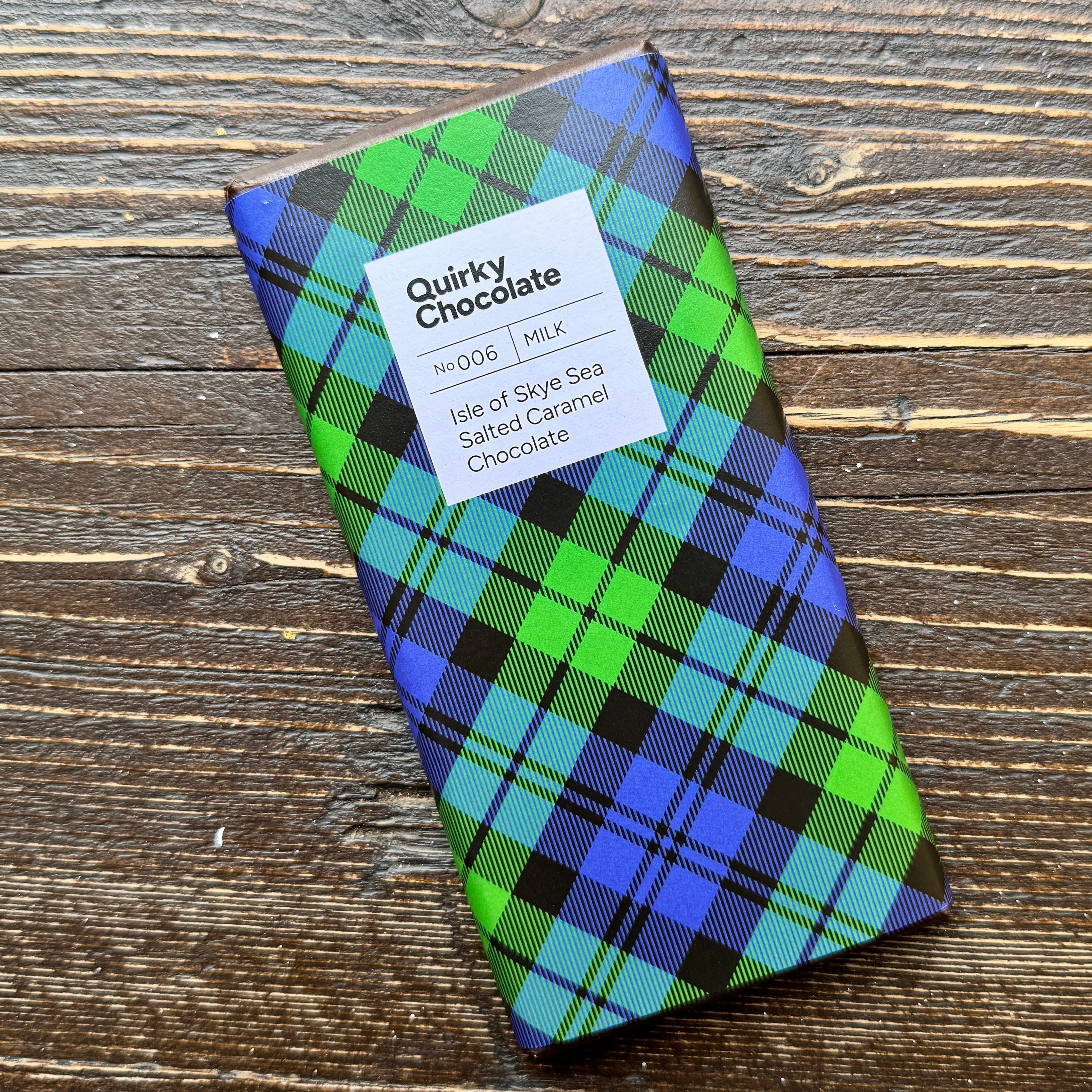 Quirky Chocolate – Scottish Tartan Artisan Bars