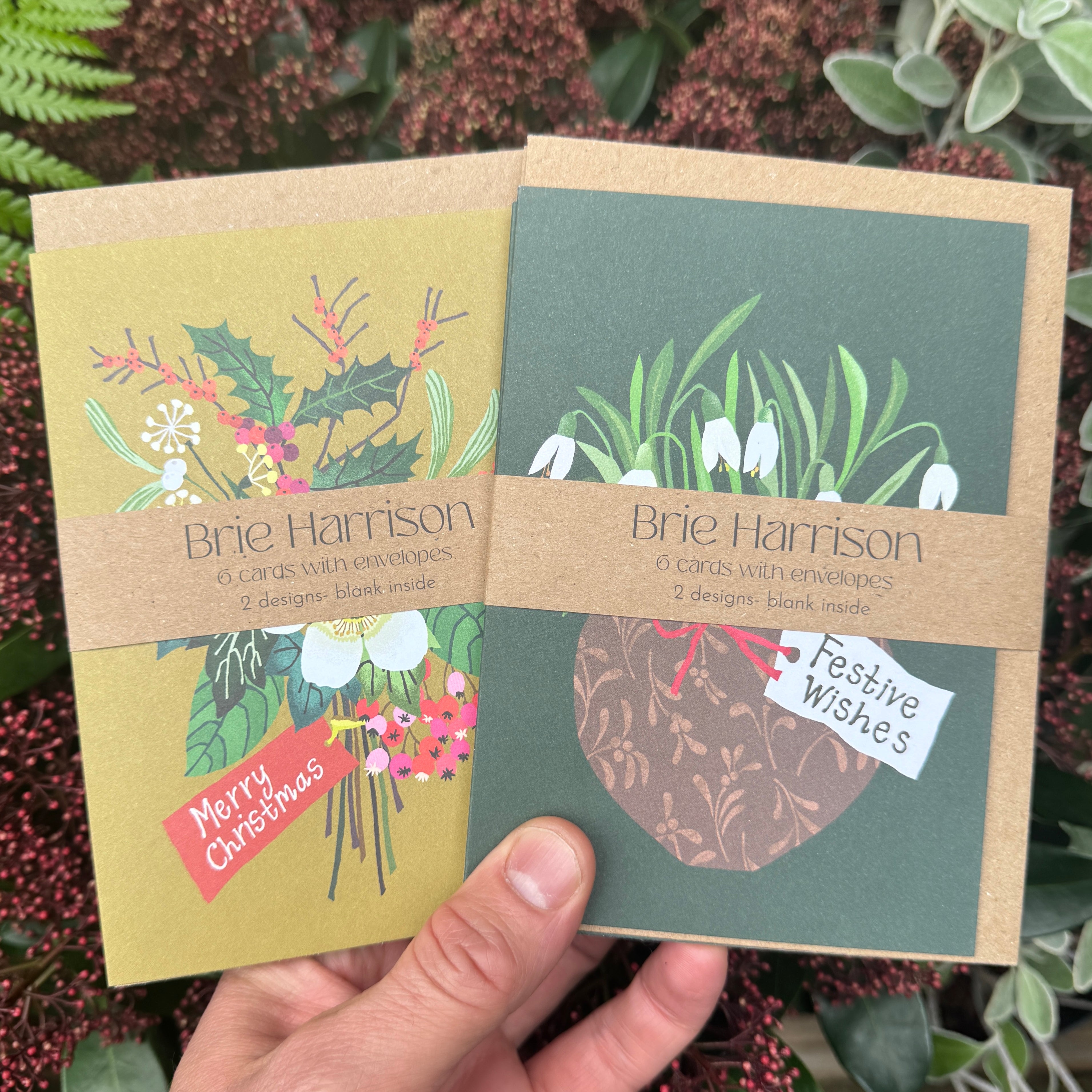 Christmas Greetings Card Pack | Brie Harrison