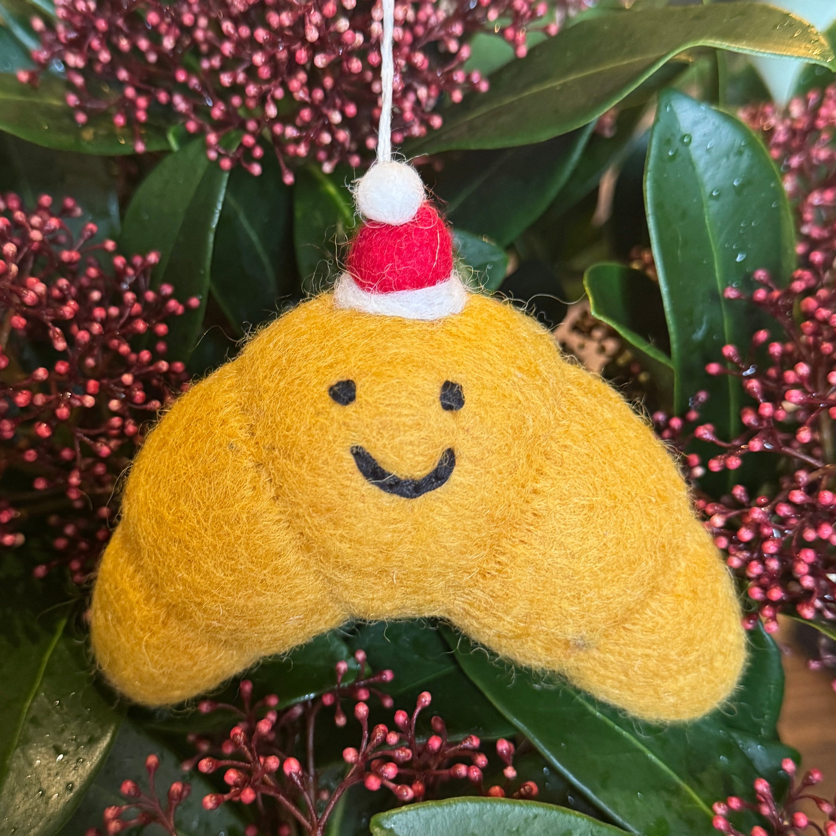 Croissant | Felt Christmas Decoration