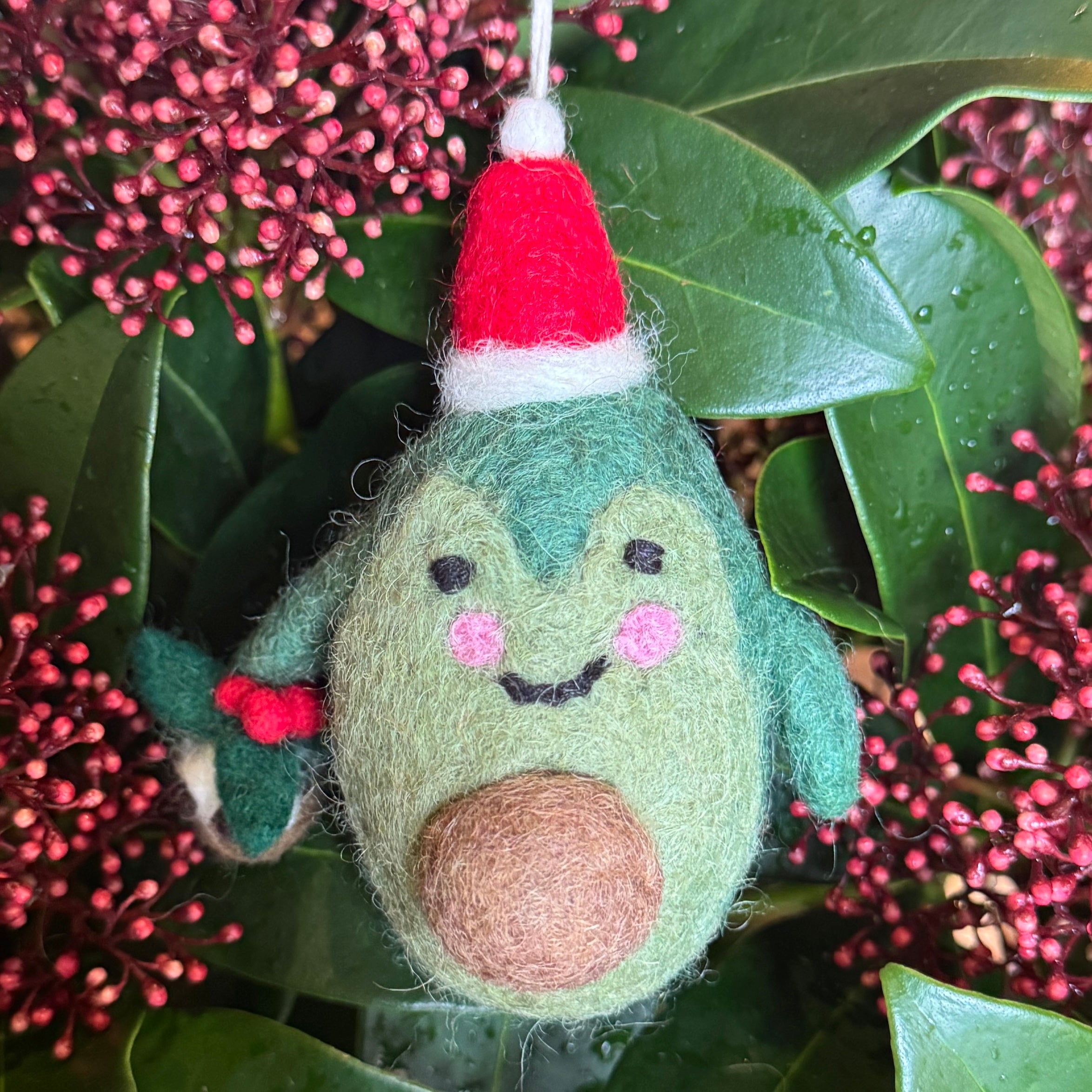 Avocado | Felt Christmas Decoration