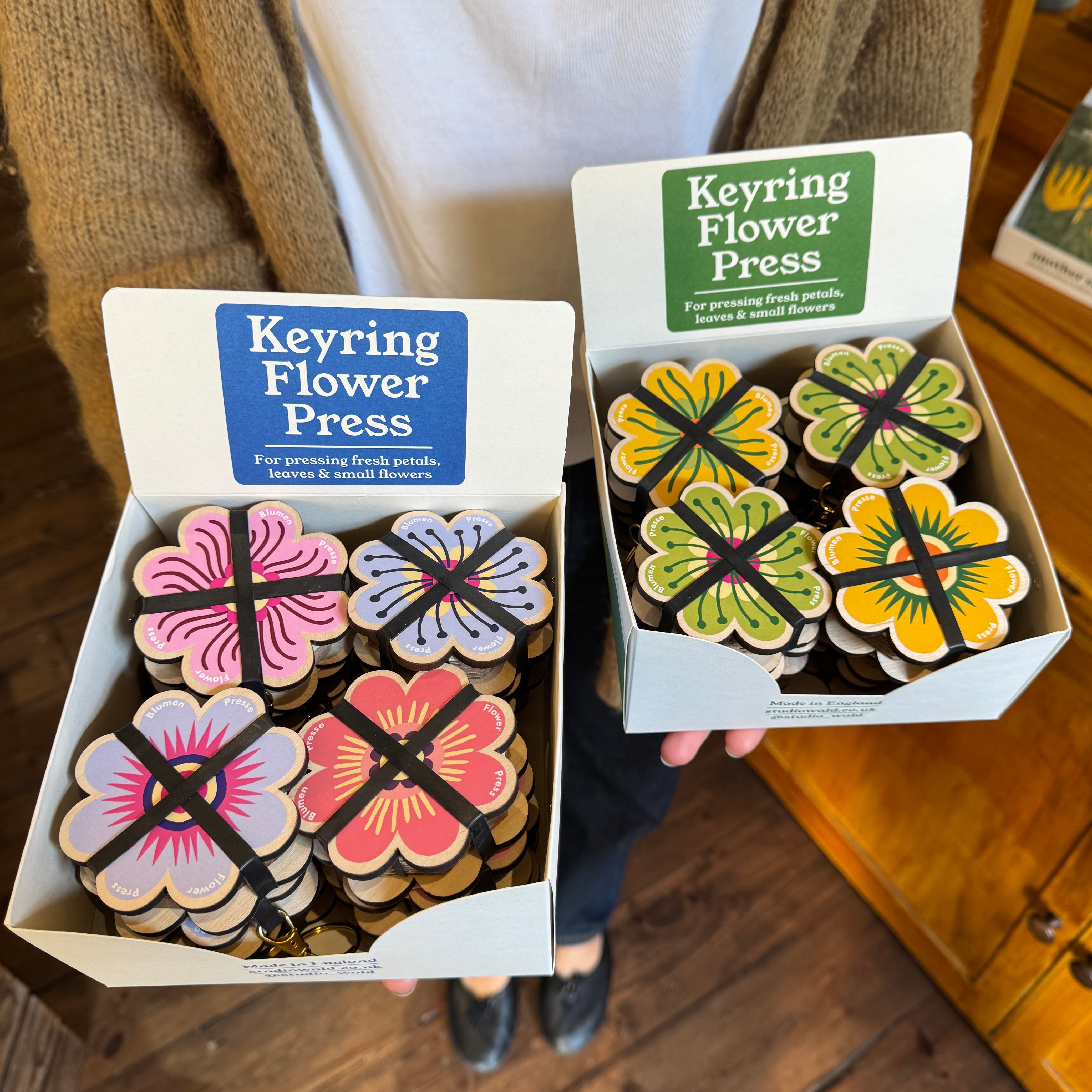 Keyring Flower Press | Studio Wald