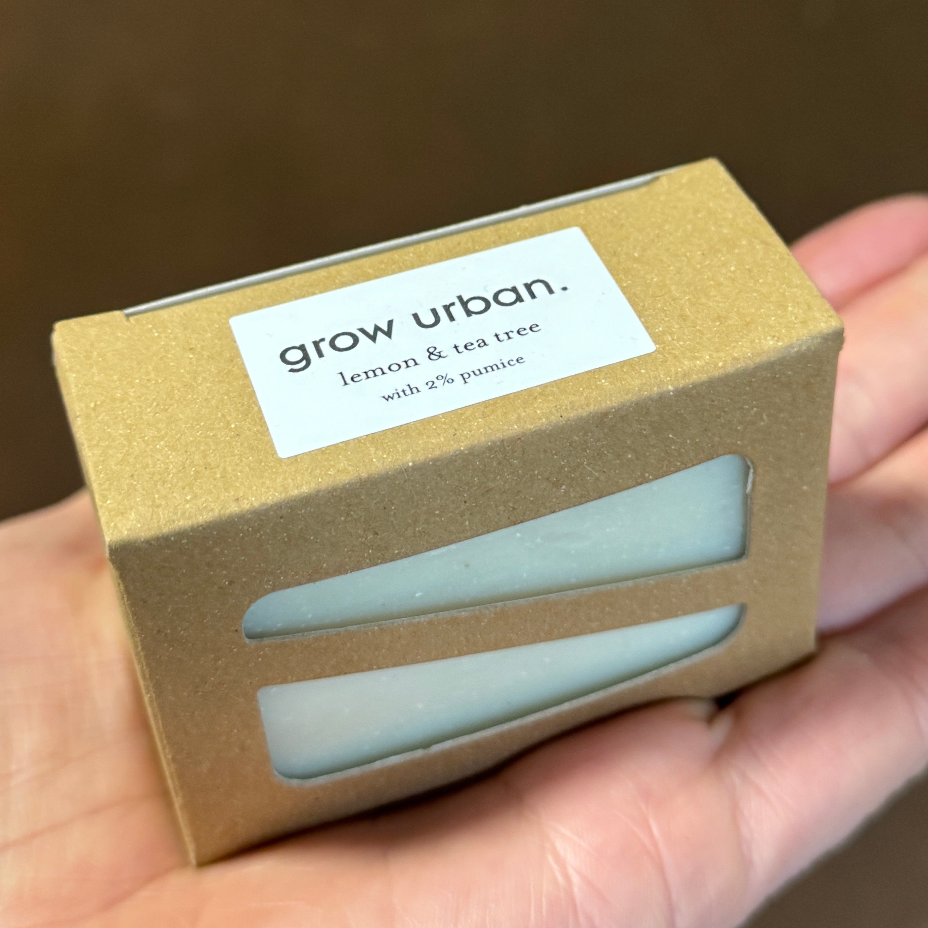 grow urban. Soap