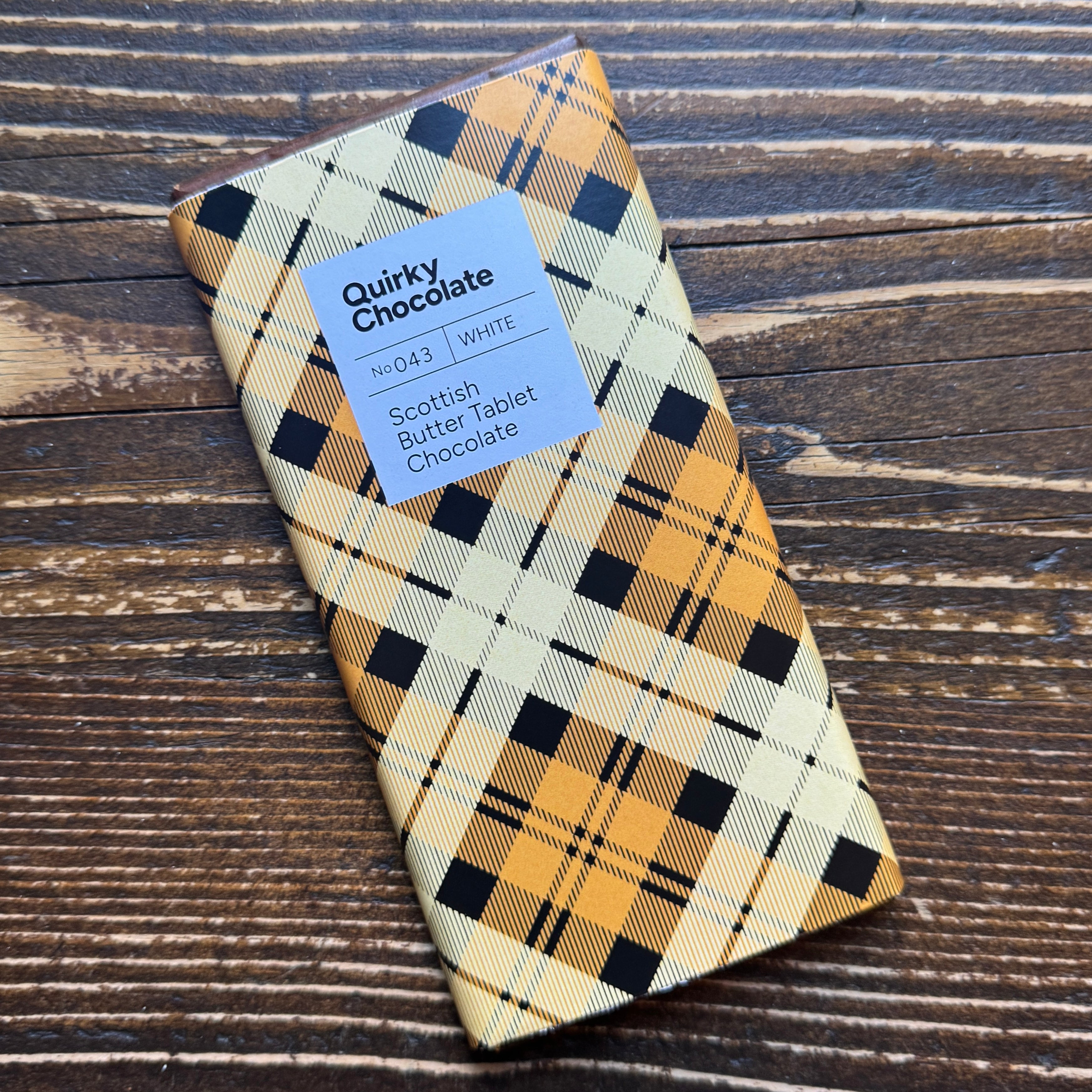 Quirky Chocolate – Scottish Tartan Artisan Bars