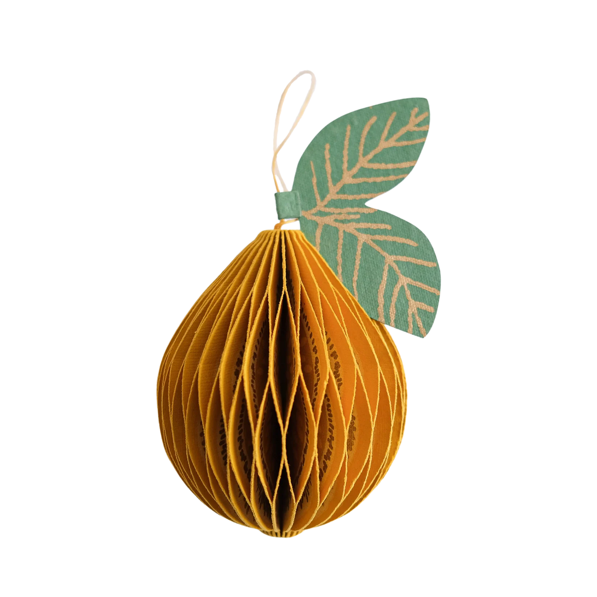 Lemon Honeycomb Christmas Decoration | East End Press