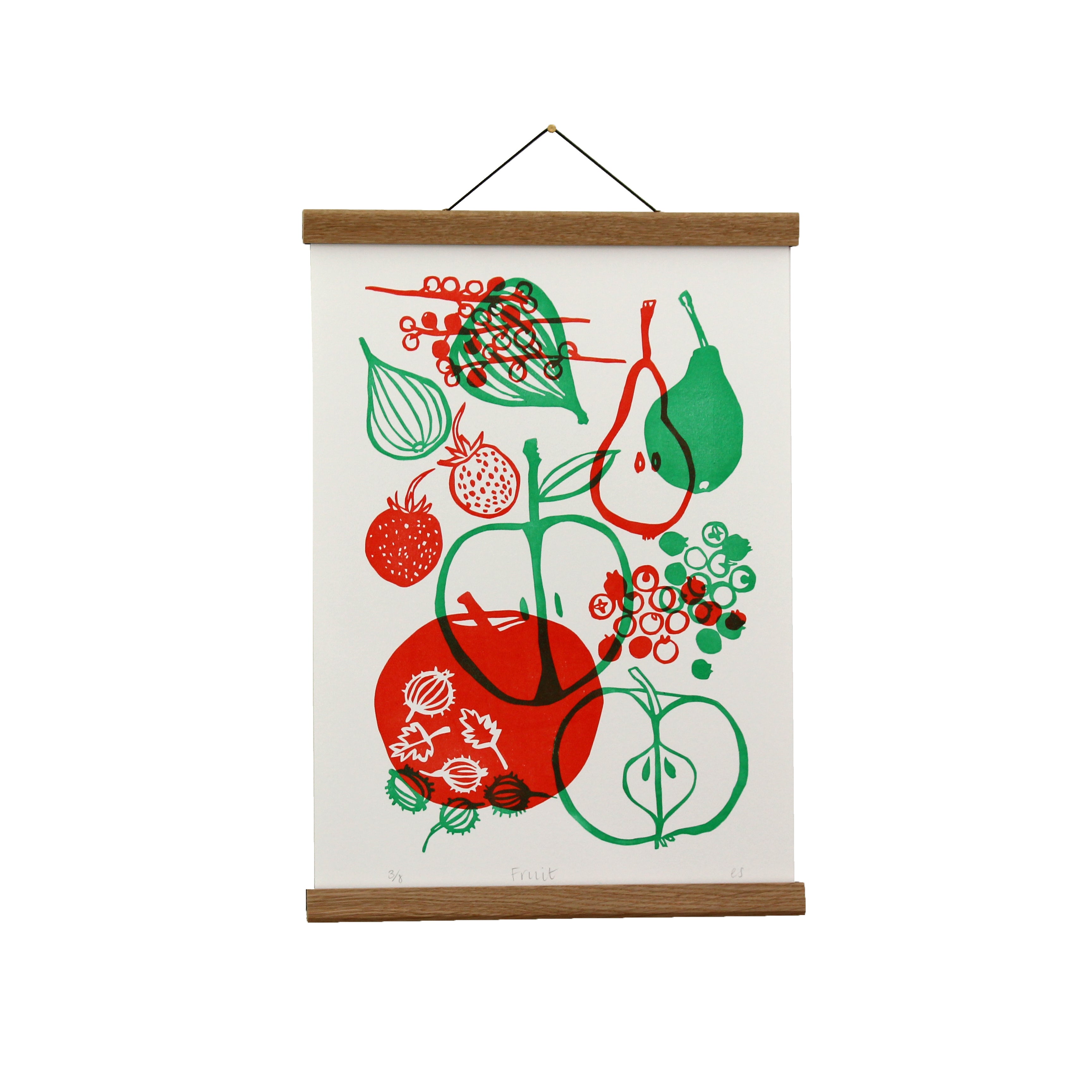 Oak Poster Hanger