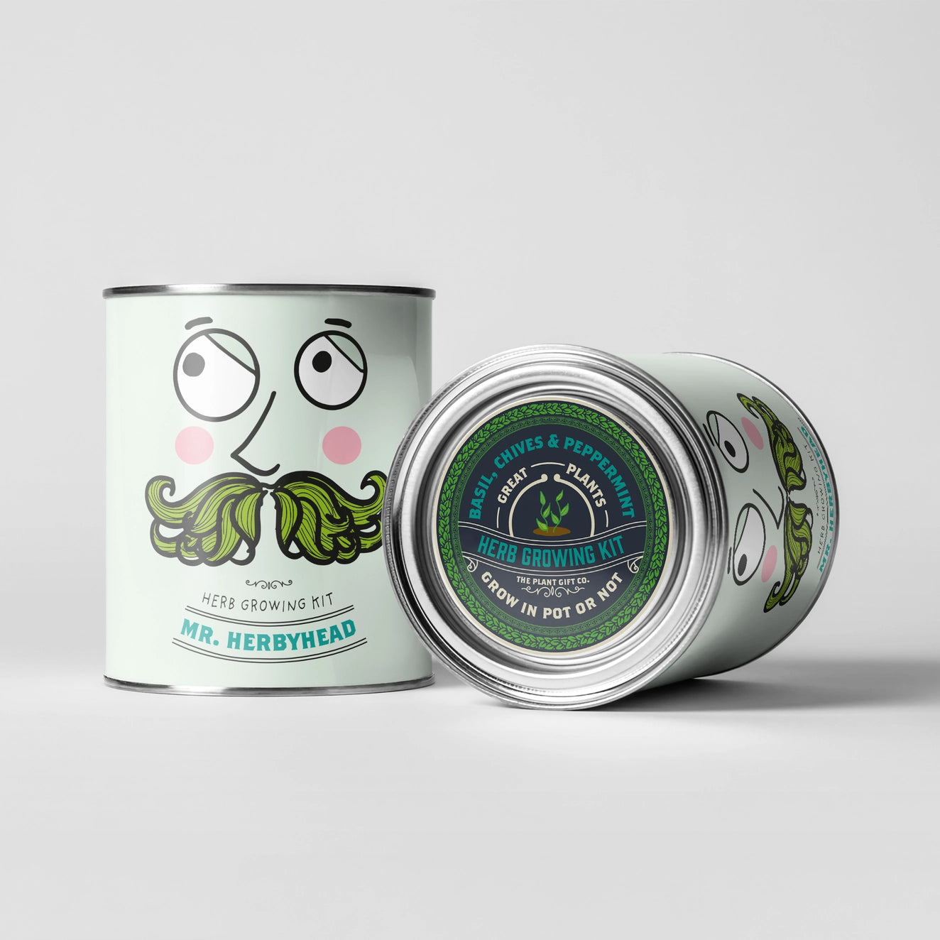 Mr Herby Head | Grow Your Own Herb Kit