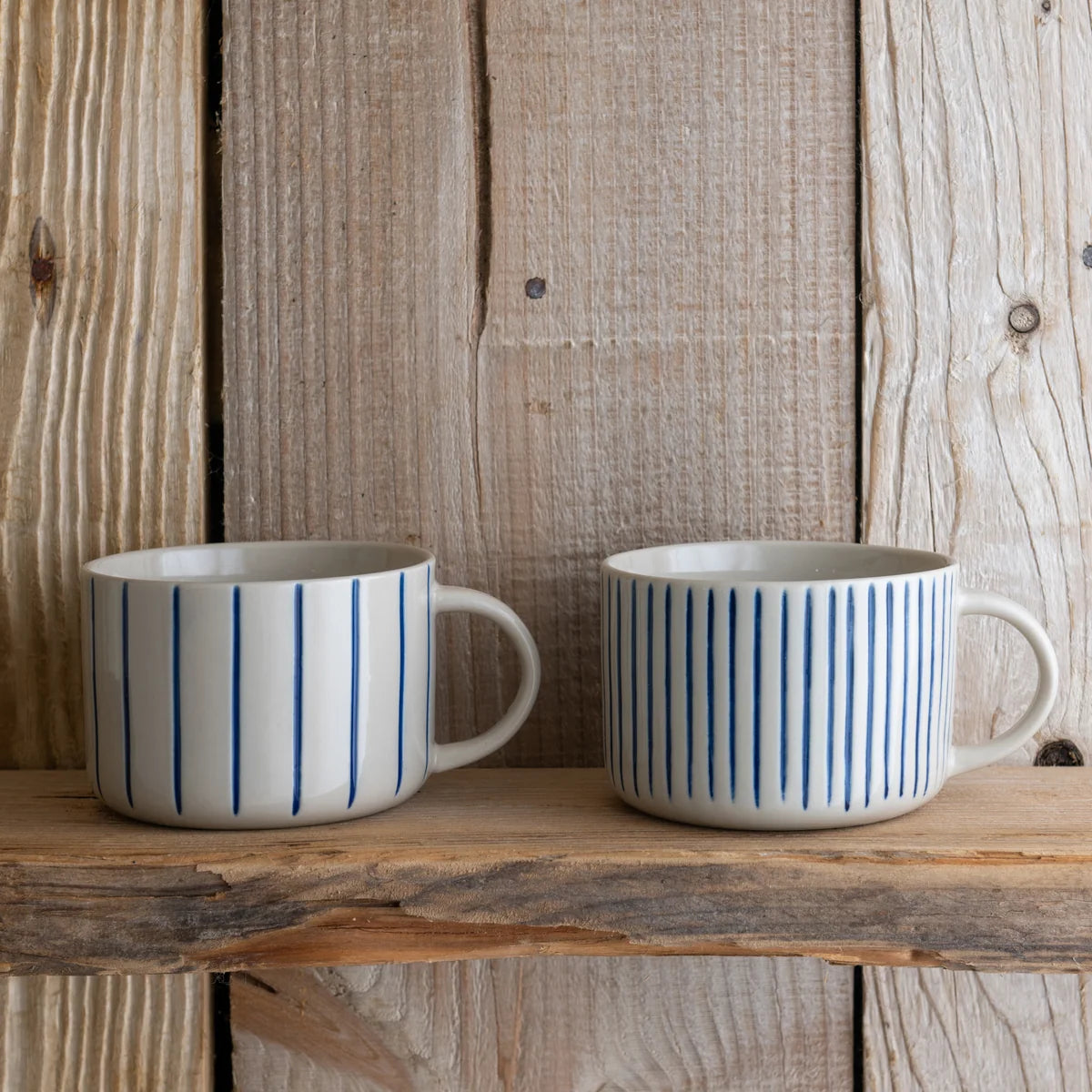Kindred Yarrow Mugs – Brushed Indigo Blue – Set of 2