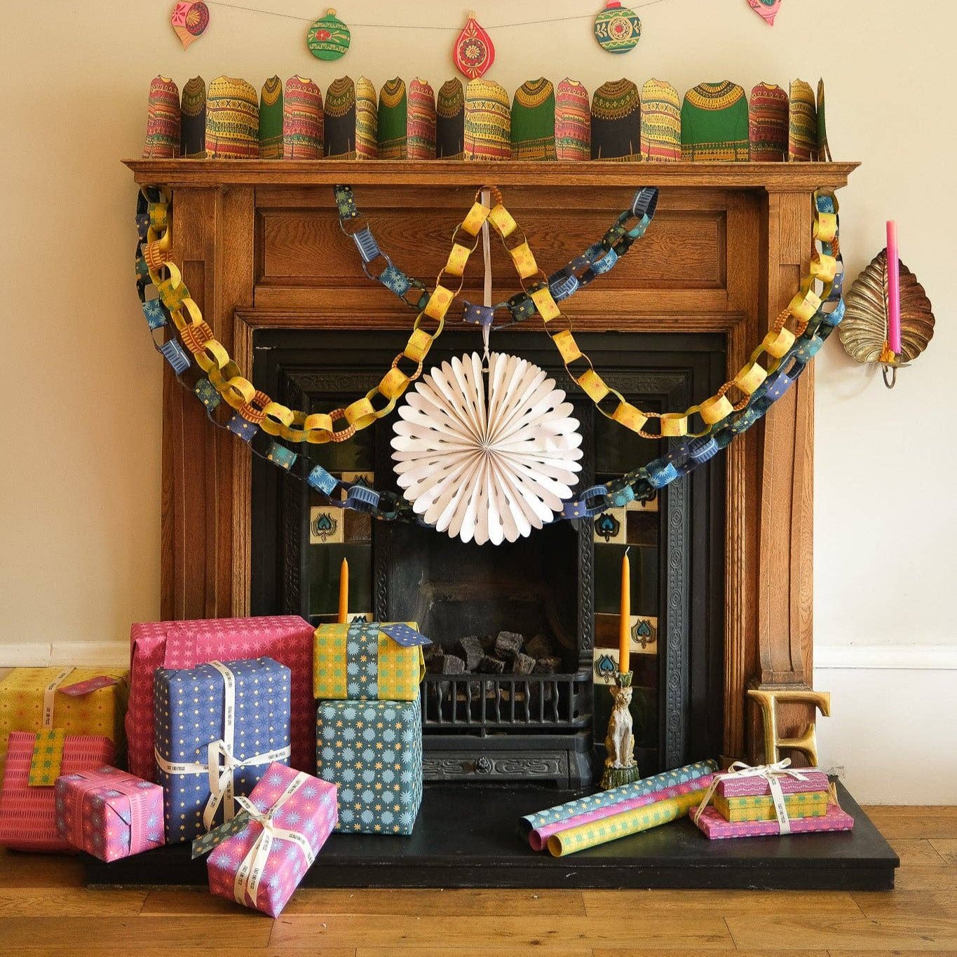 Yellow and Green Paper Chain Kit – East End Press