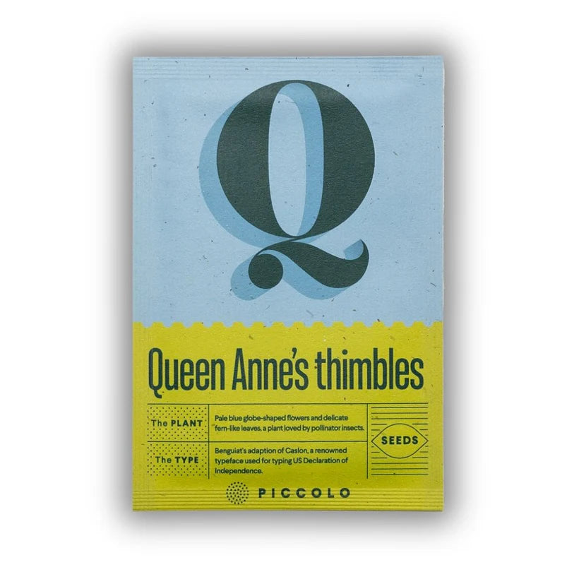 A to Z Botanical Alphabet Seed Packets