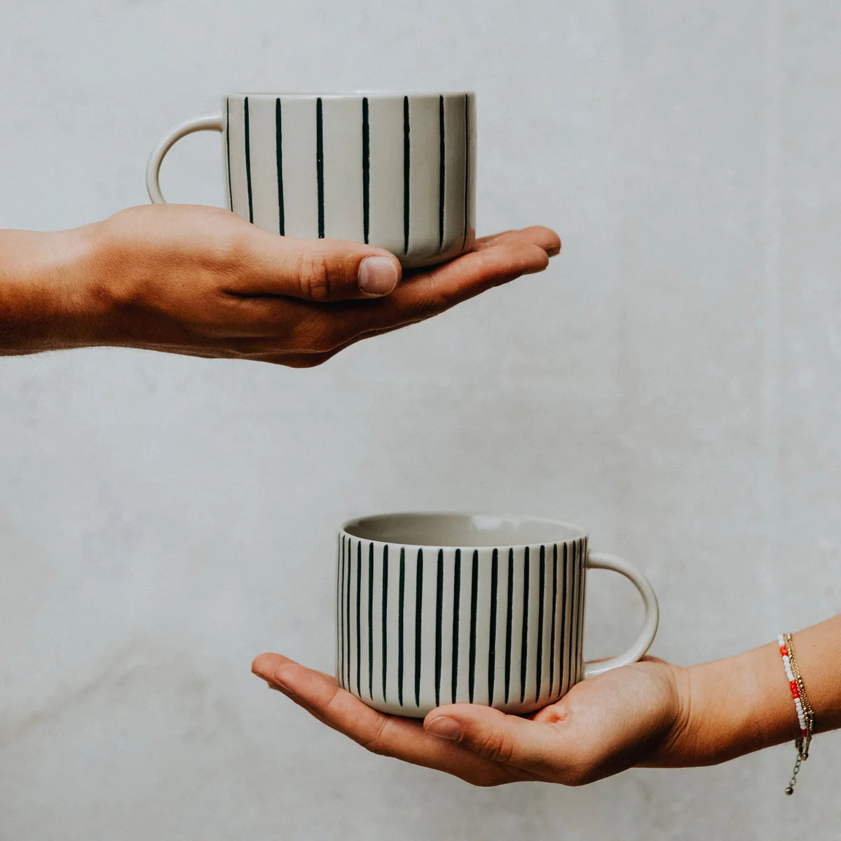 Kindred Yarrow Mugs – Brushed Sea Green – Set of 2