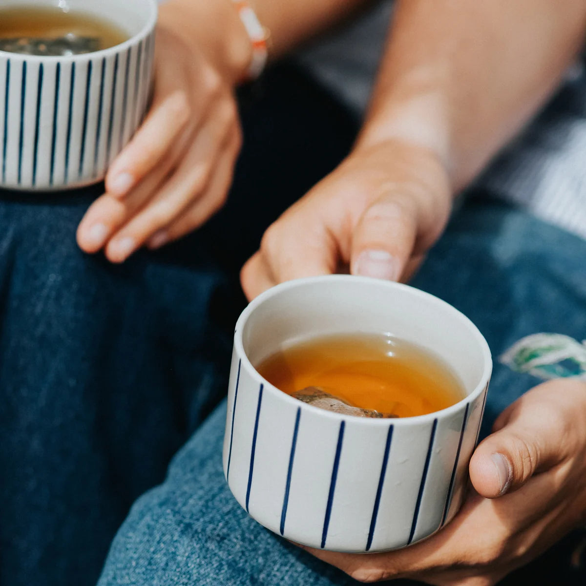 Kindred Yarrow Mugs – Brushed Indigo Blue – Set of 2