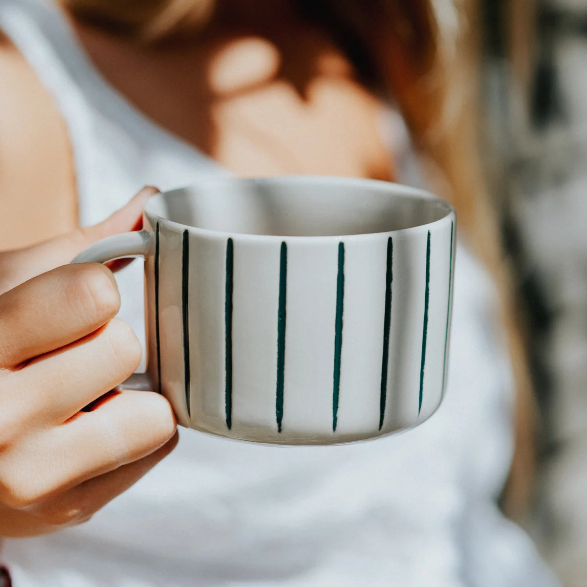 Kindred Yarrow Mugs – Brushed Sea Green – Set of 2