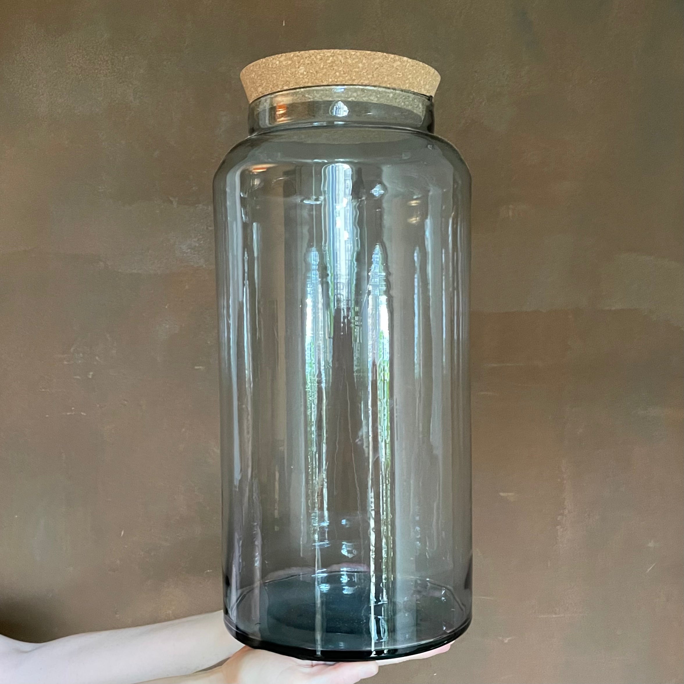 Smoked Glass Terrarium Vessel