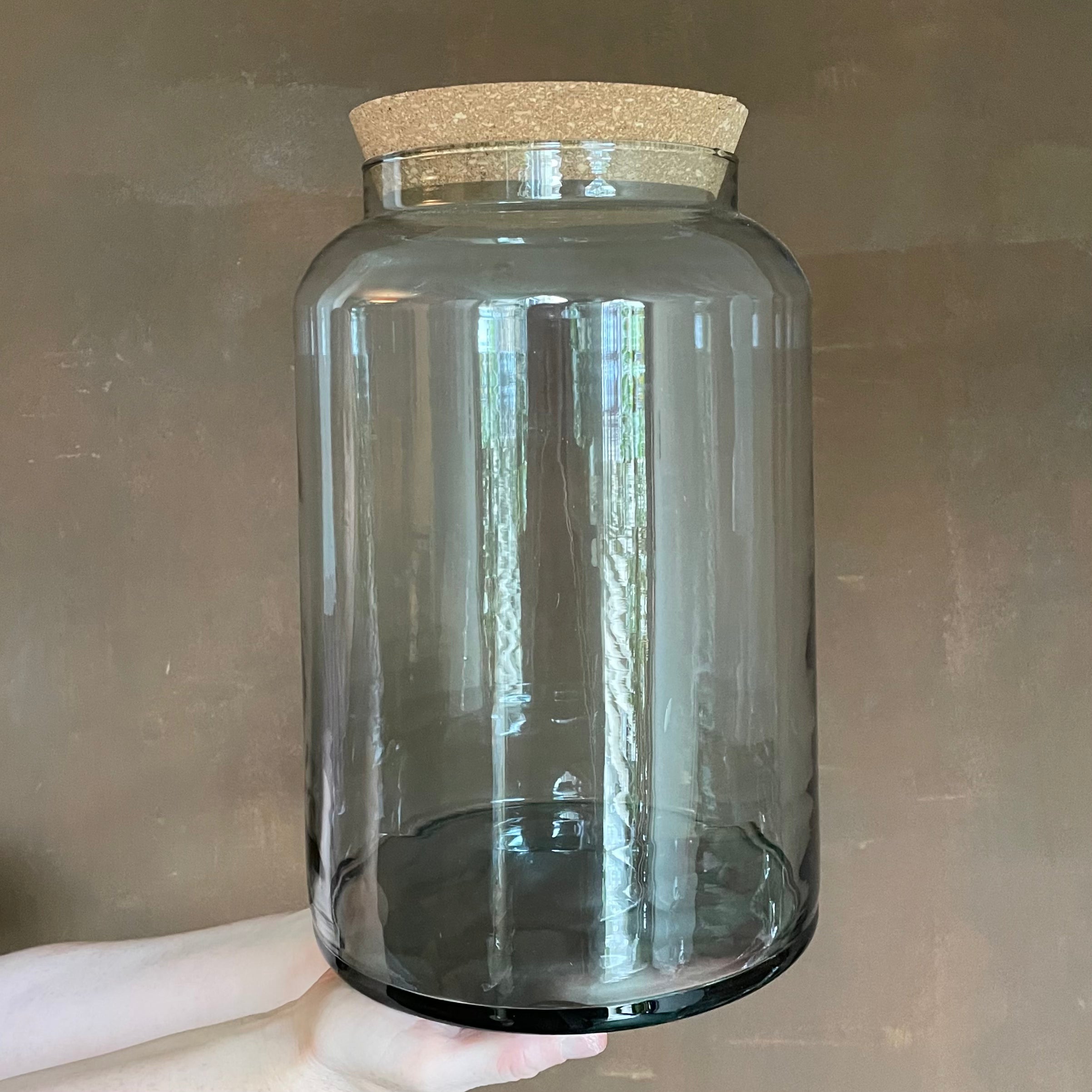 Smoked Glass Terrarium Vessel