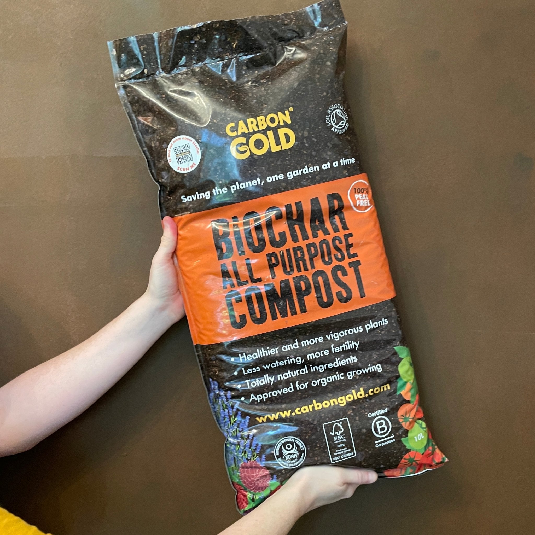 Carbon Gold Outdoor Compost 10L - grow urban. UK