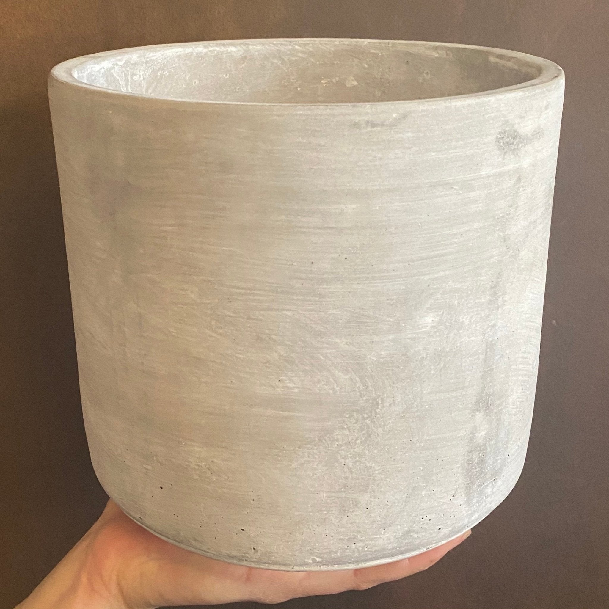 Cement Pot - Light | 18cm - grow urban. UK