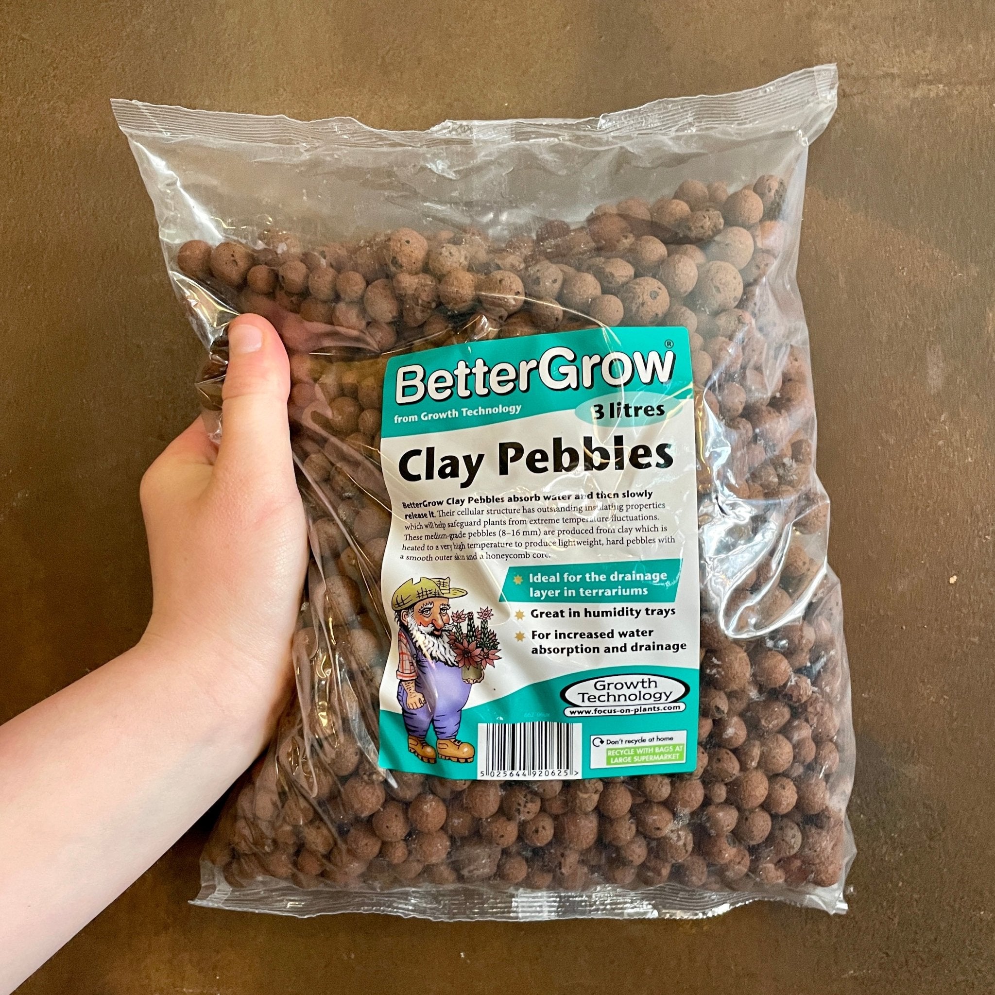 Clay Pebbles 3L - grow urban. UK